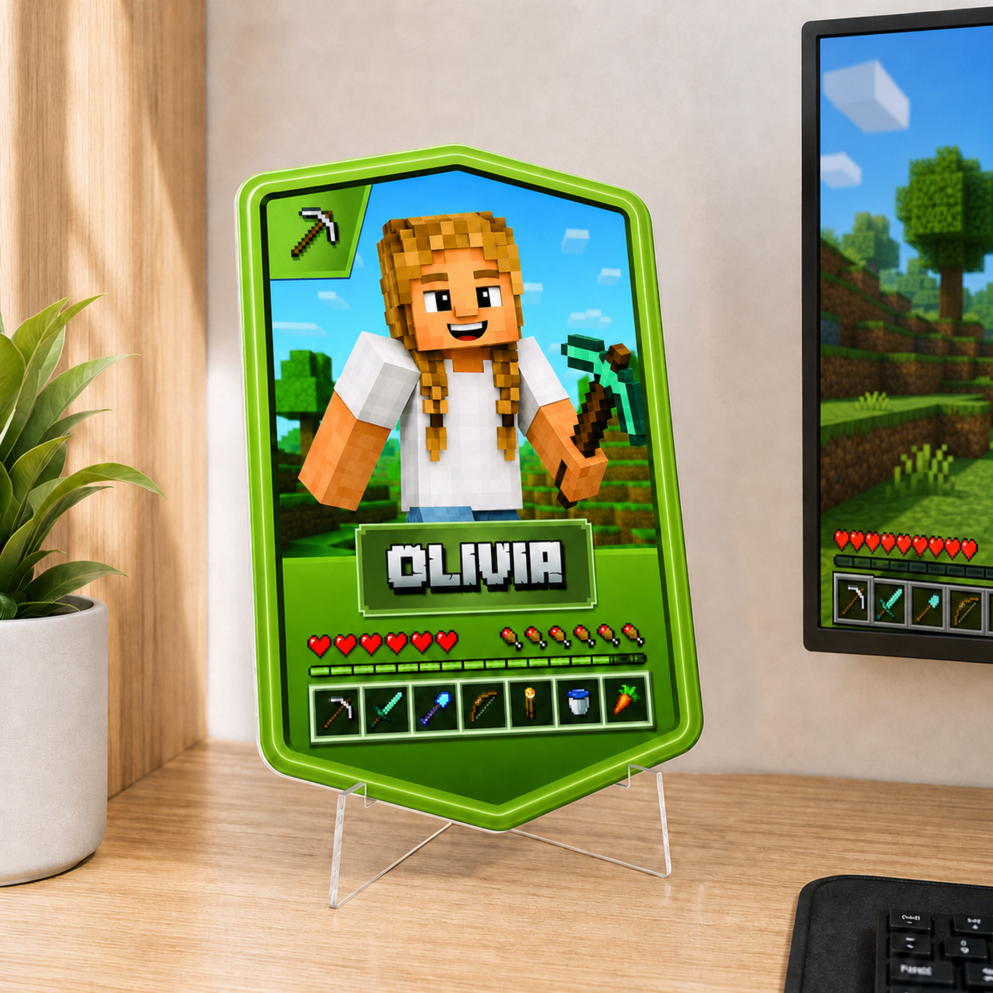 Personalised Mine Game Plaque