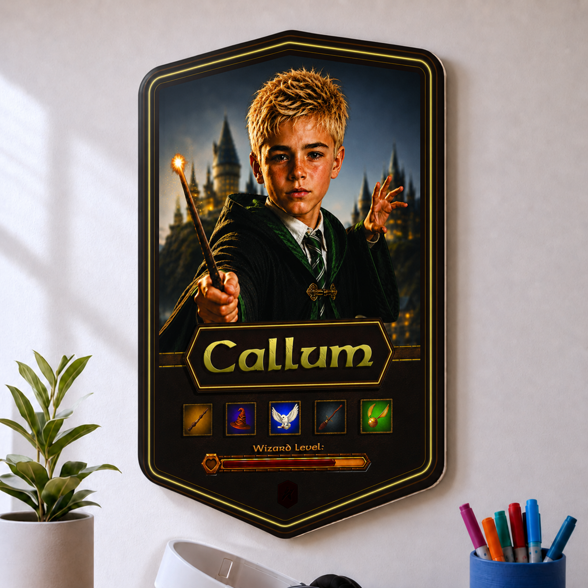 Personalised Wizard Plaque