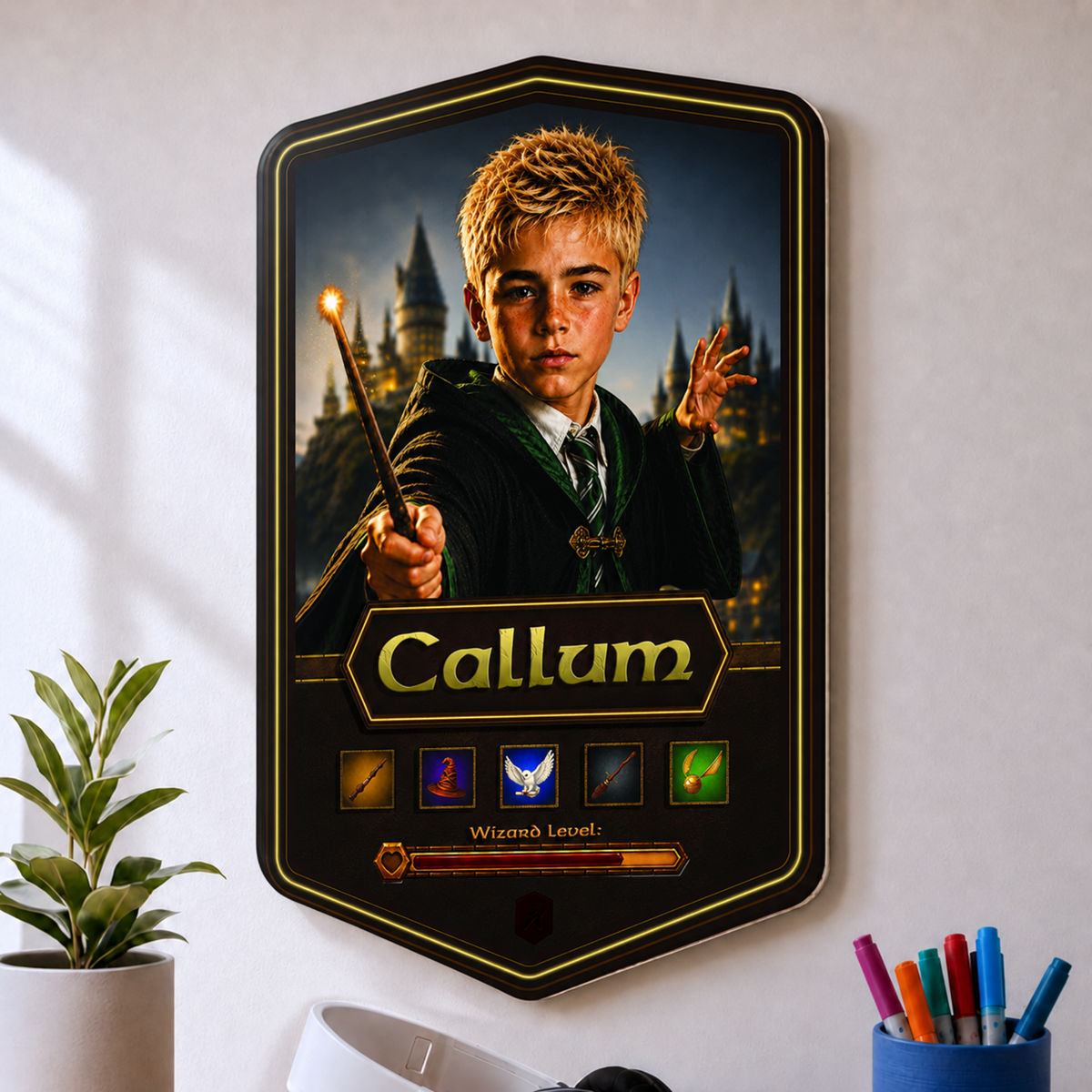 Personalised Wizard Plaque