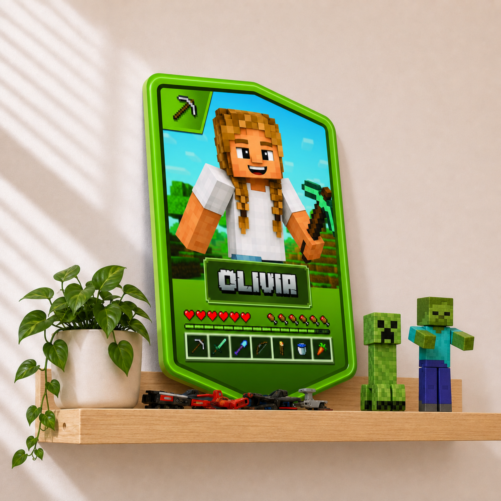 Personalised Mine Game Plaque
