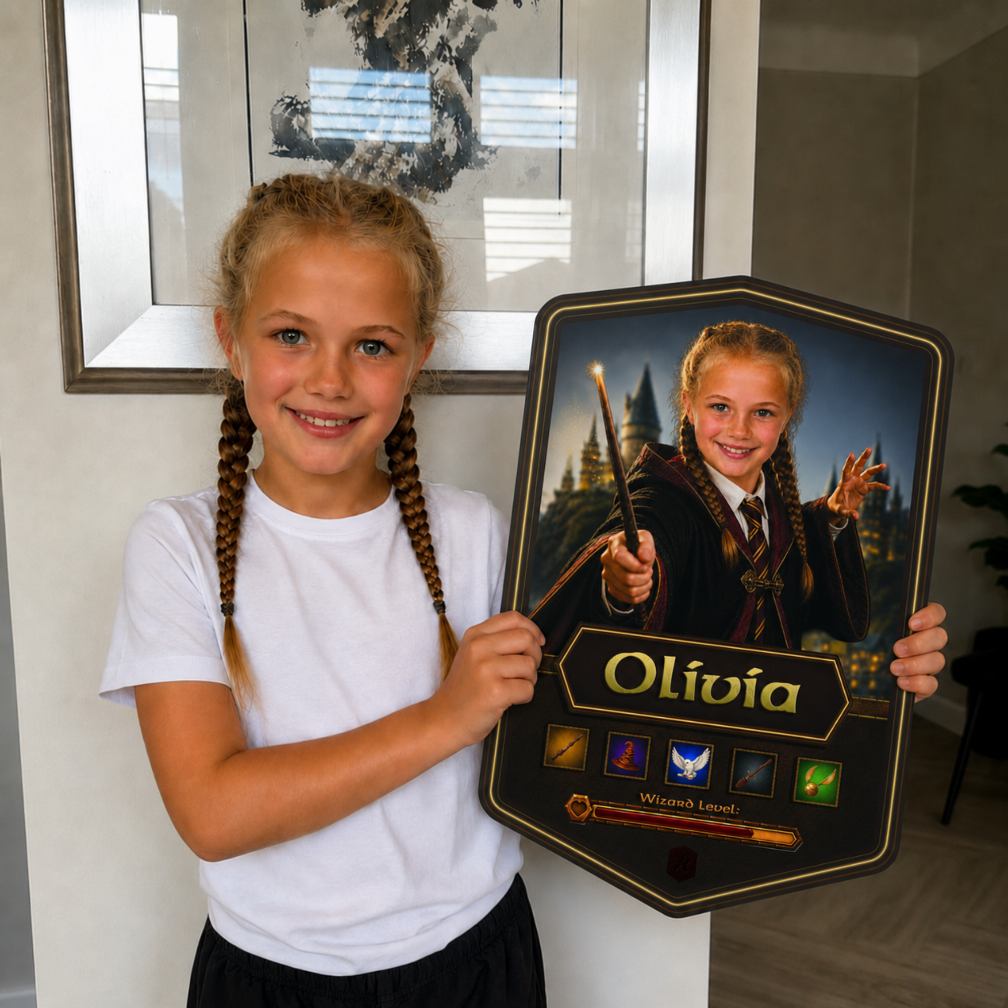 Personalised Wizard Plaque