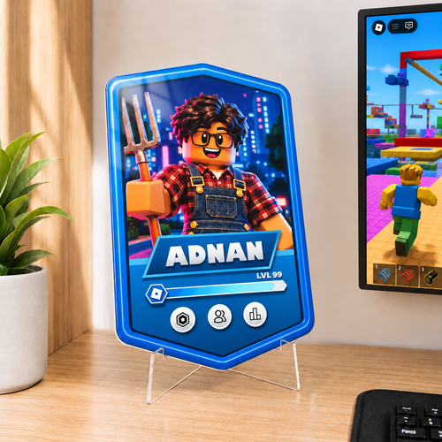 Personalised Blox Plaque