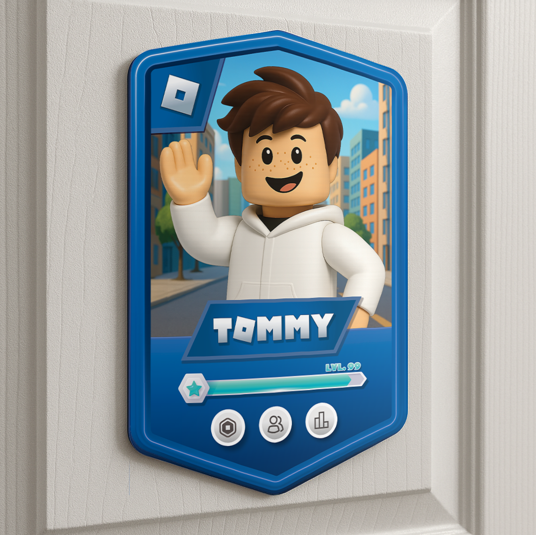 Personalised Blox Plaque