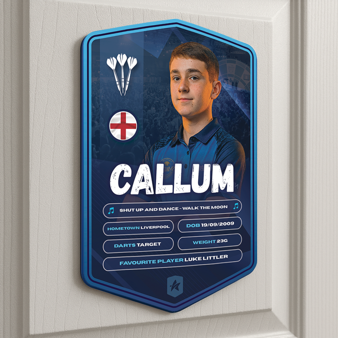 Personalised Darts Plaque