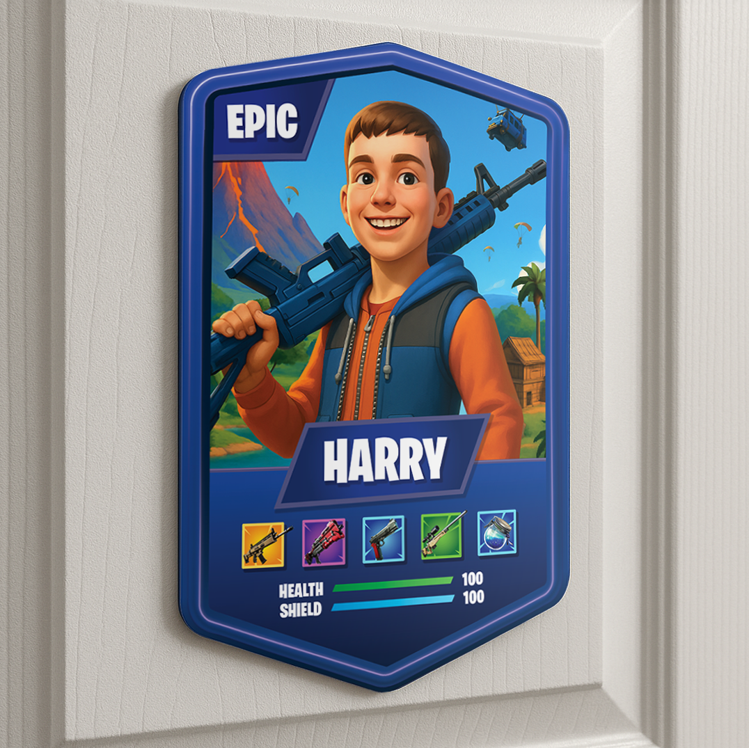 Personalised Battle Royale Plaque
