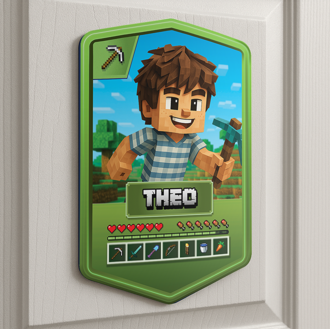 Personalised Mine Game Plaque