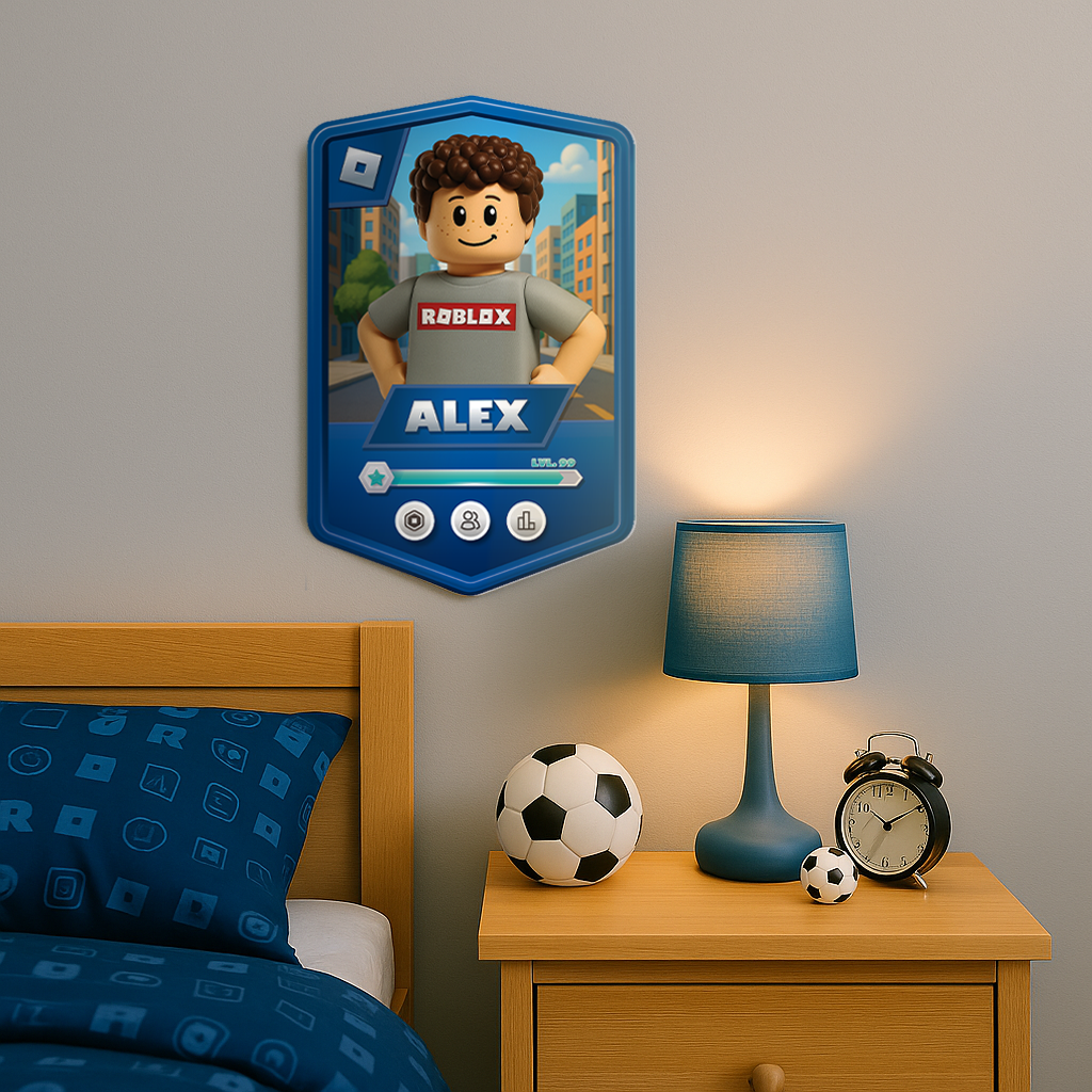 Personalised Blox Plaque