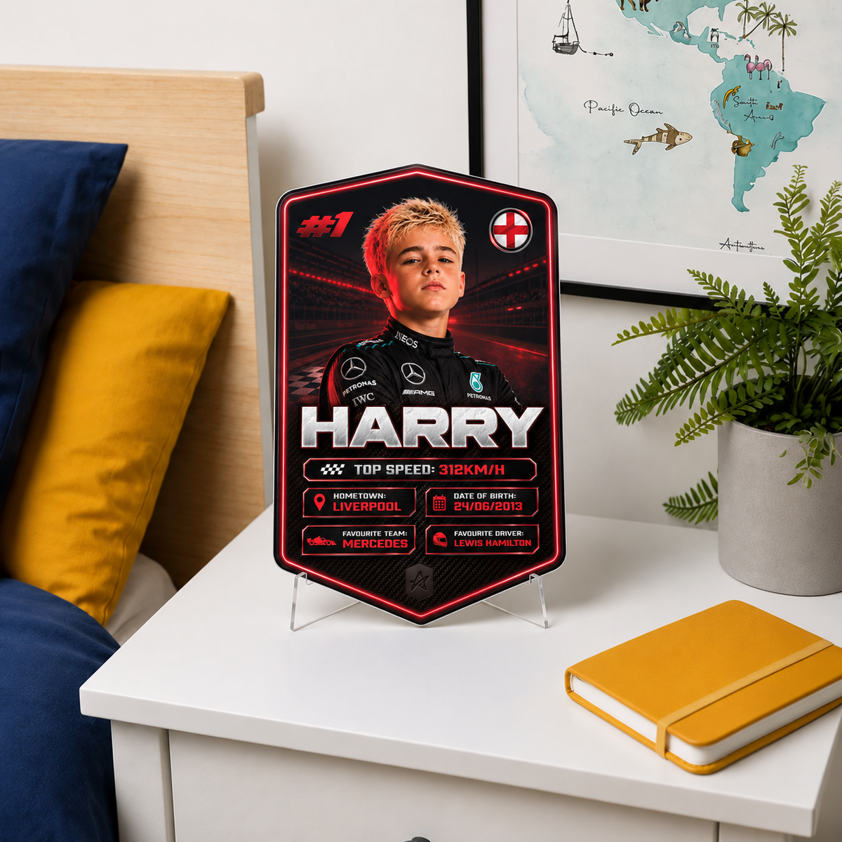 Personalised Racing Plaque
