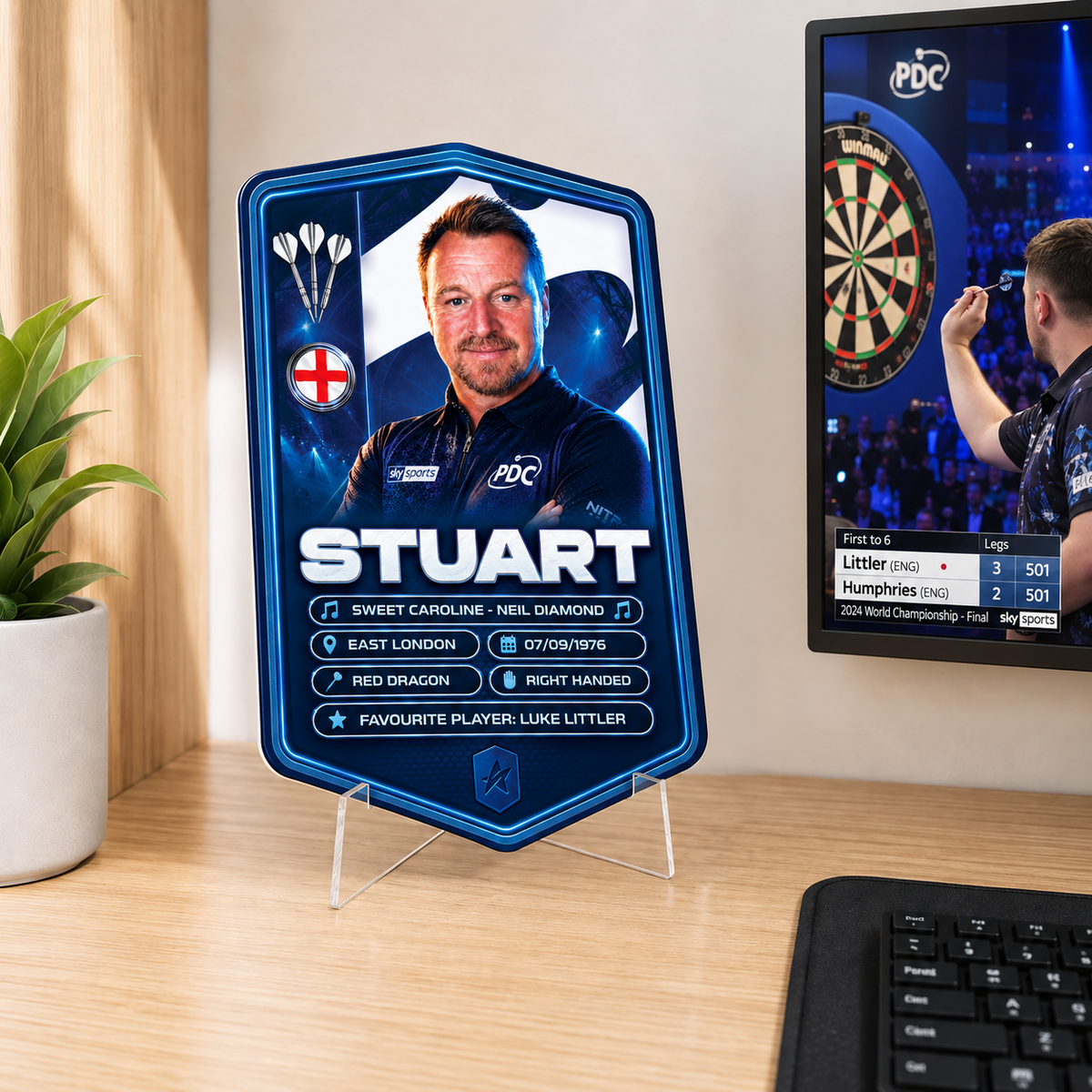 Personalised Darts Plaque