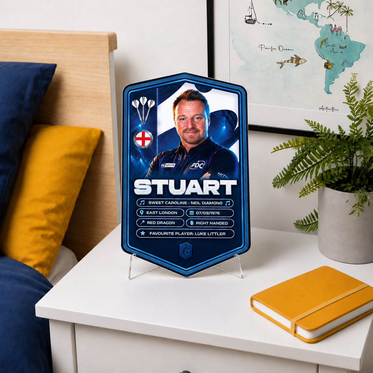 Personalised Darts Plaque