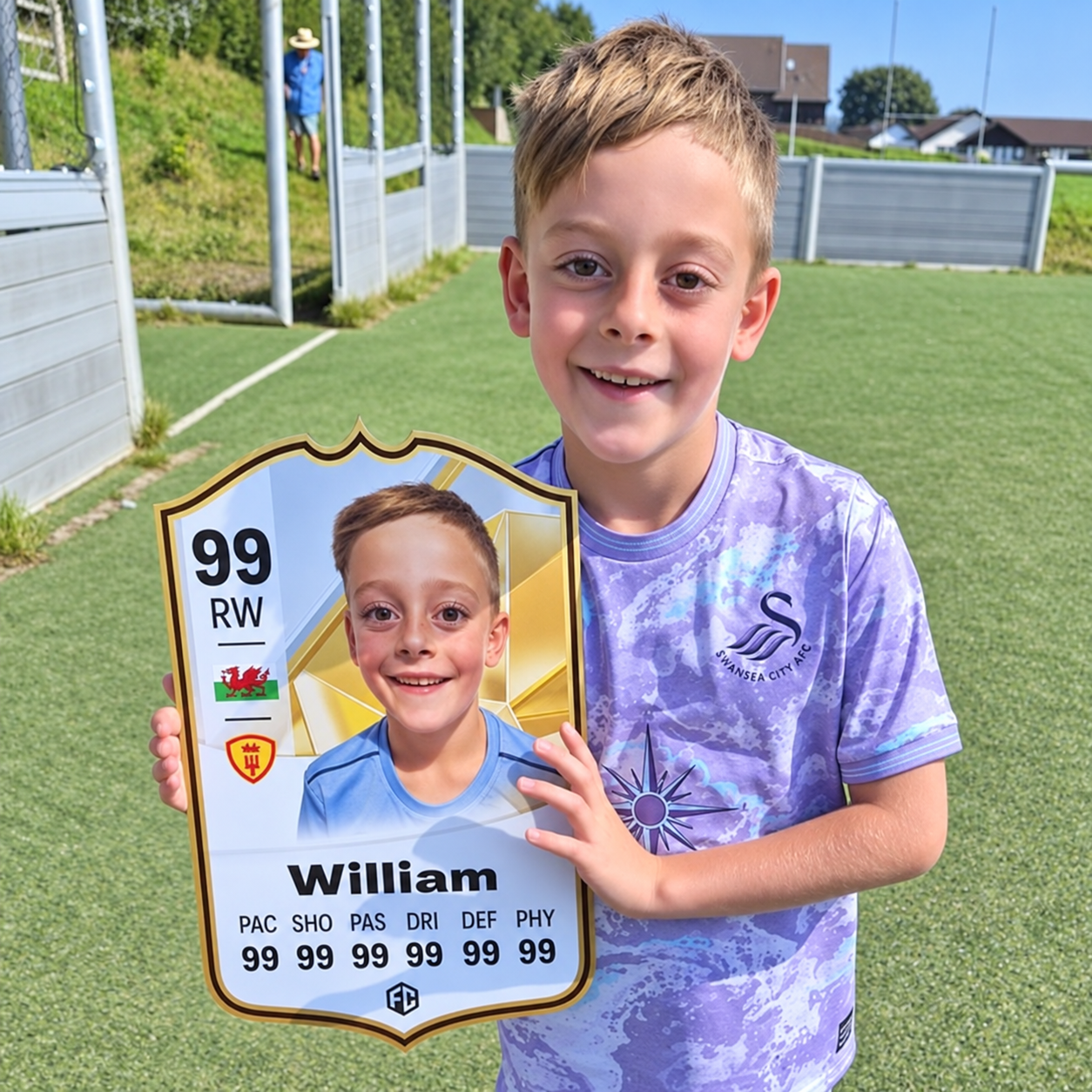 Personalised FC Football Card