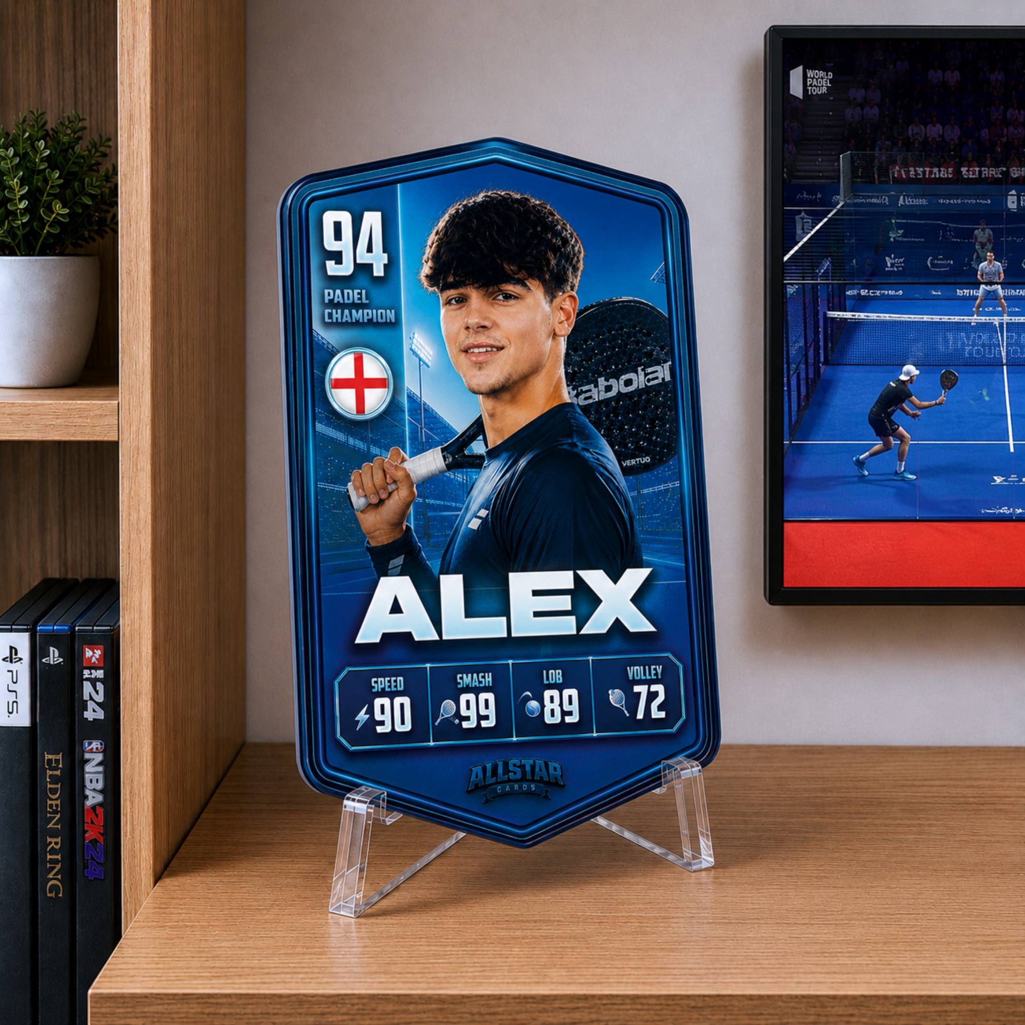 Personalised Padel Plaque