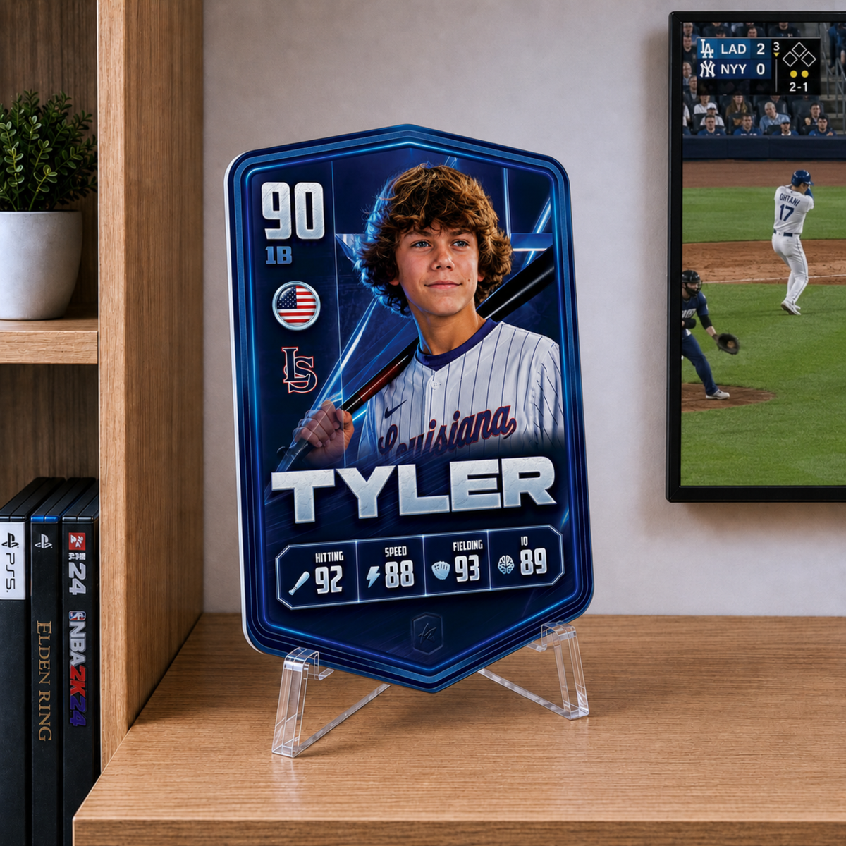 Personalised Baseball Plaque
