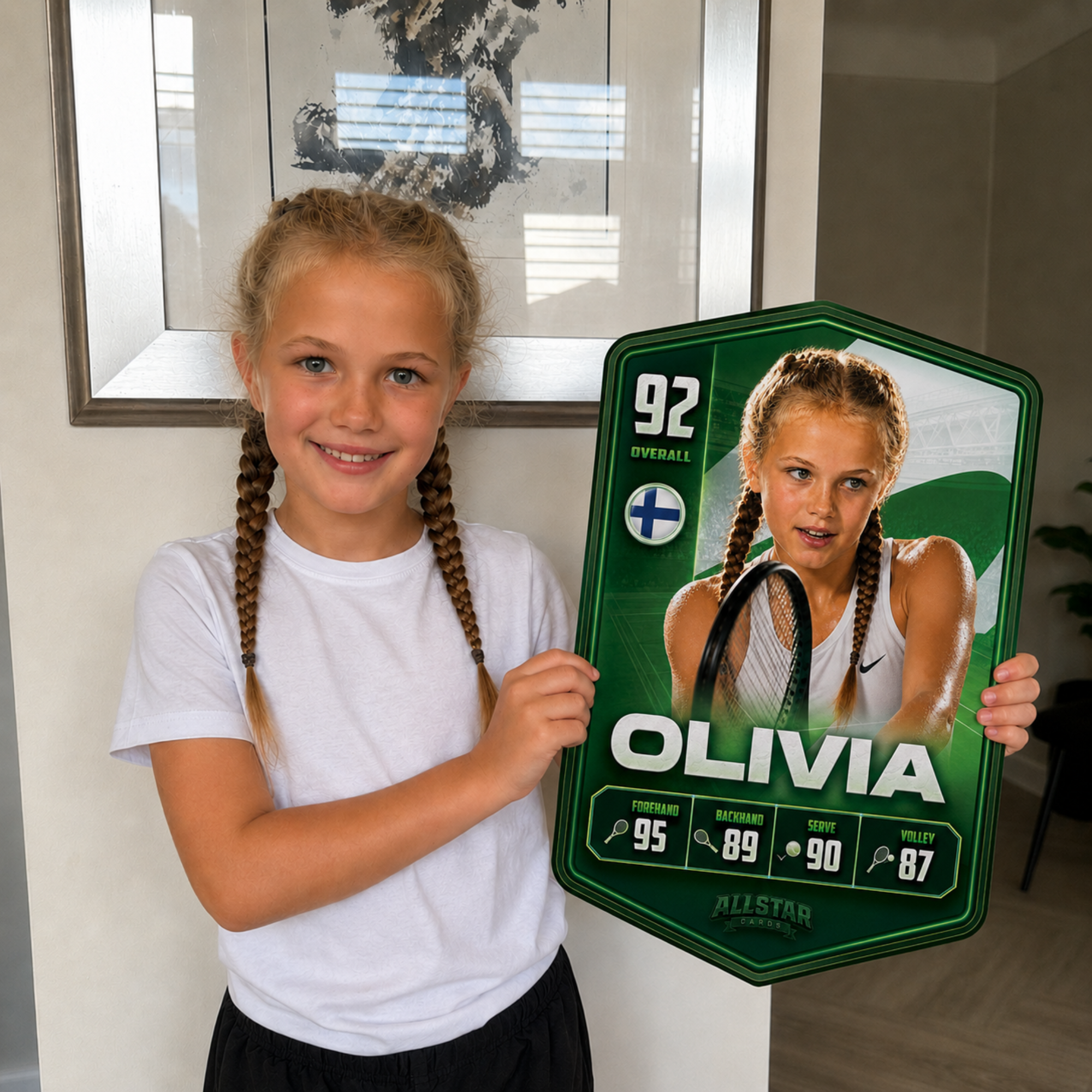 Personalised Tennis Plaque