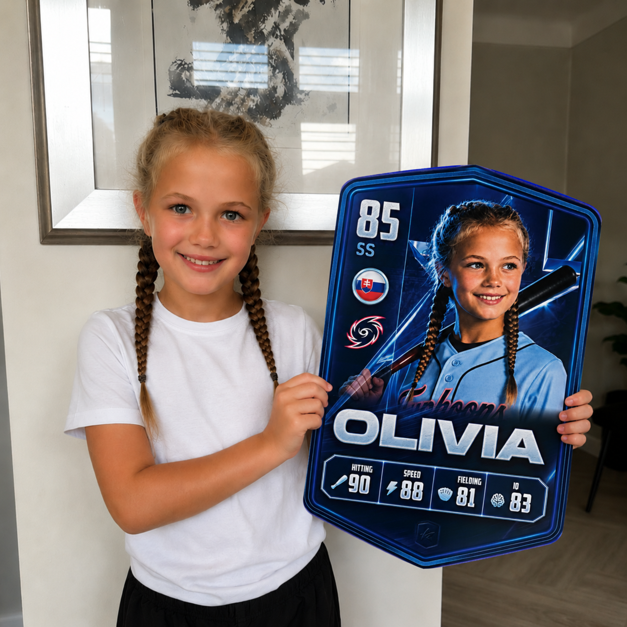 Personalised Baseball Plaque