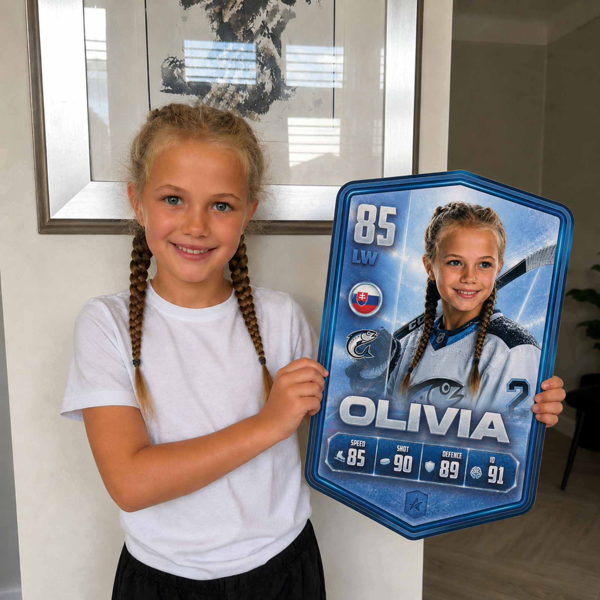 Personalised Ice Hockey Plaque