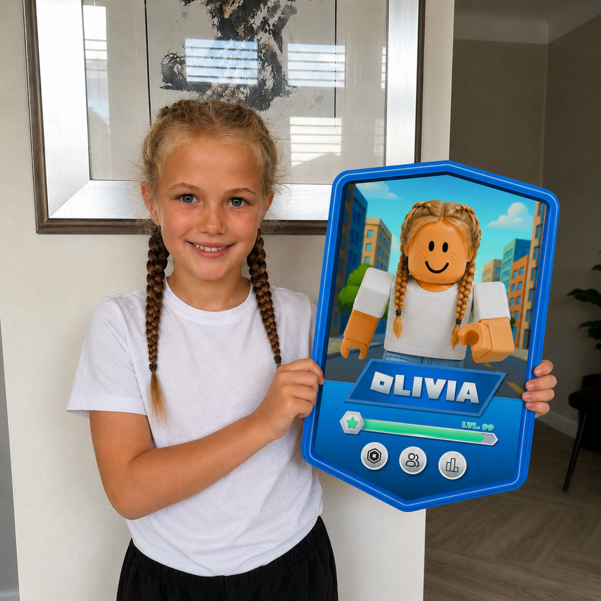 Personalised Blox Plaque