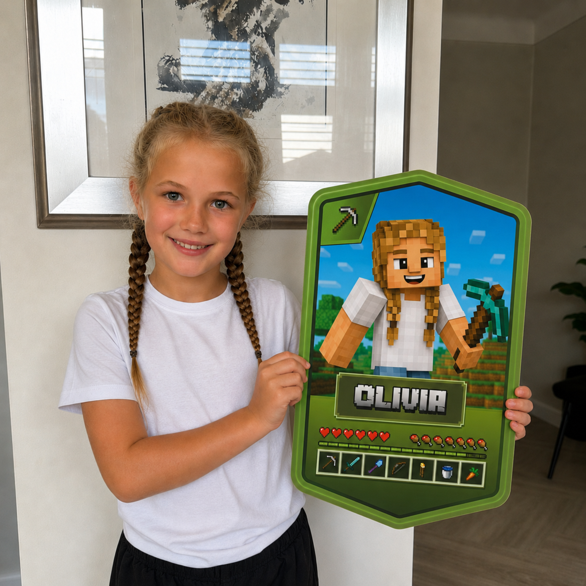 Personalised Mine Game Plaque