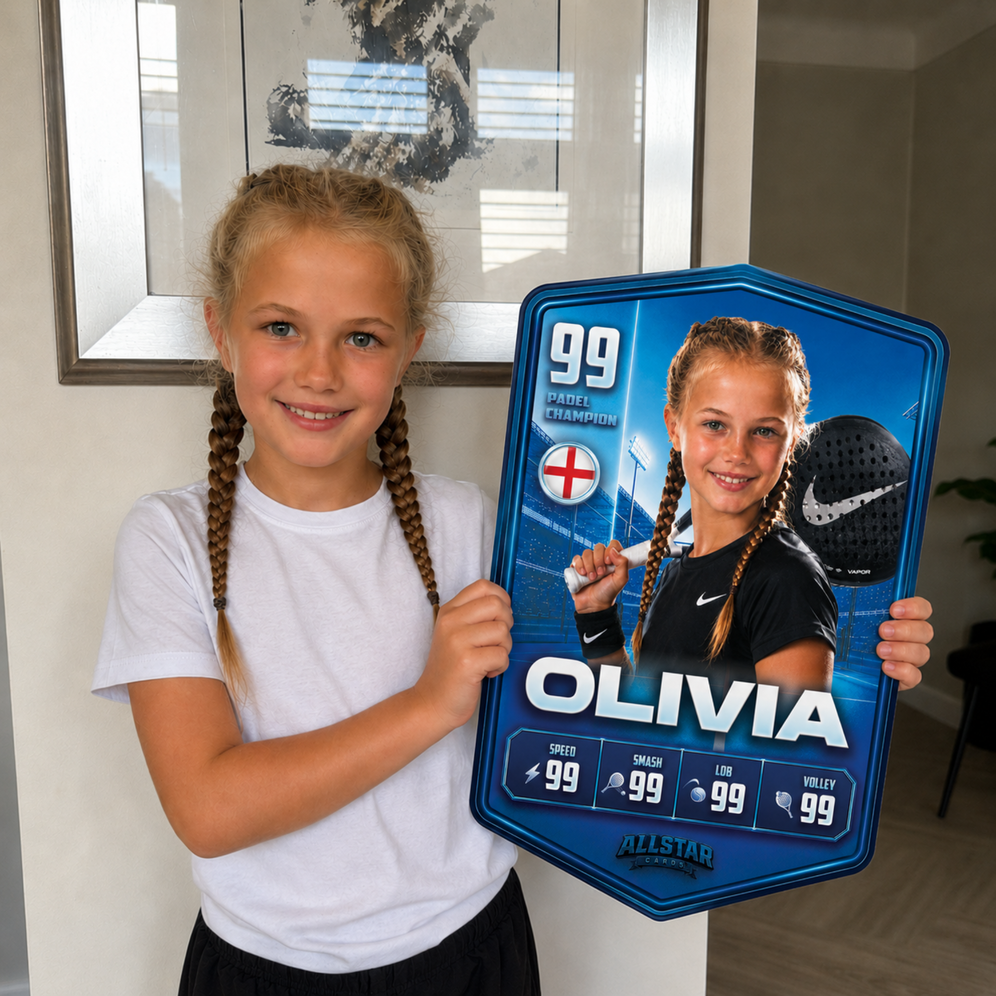 Personalised Padel Plaque