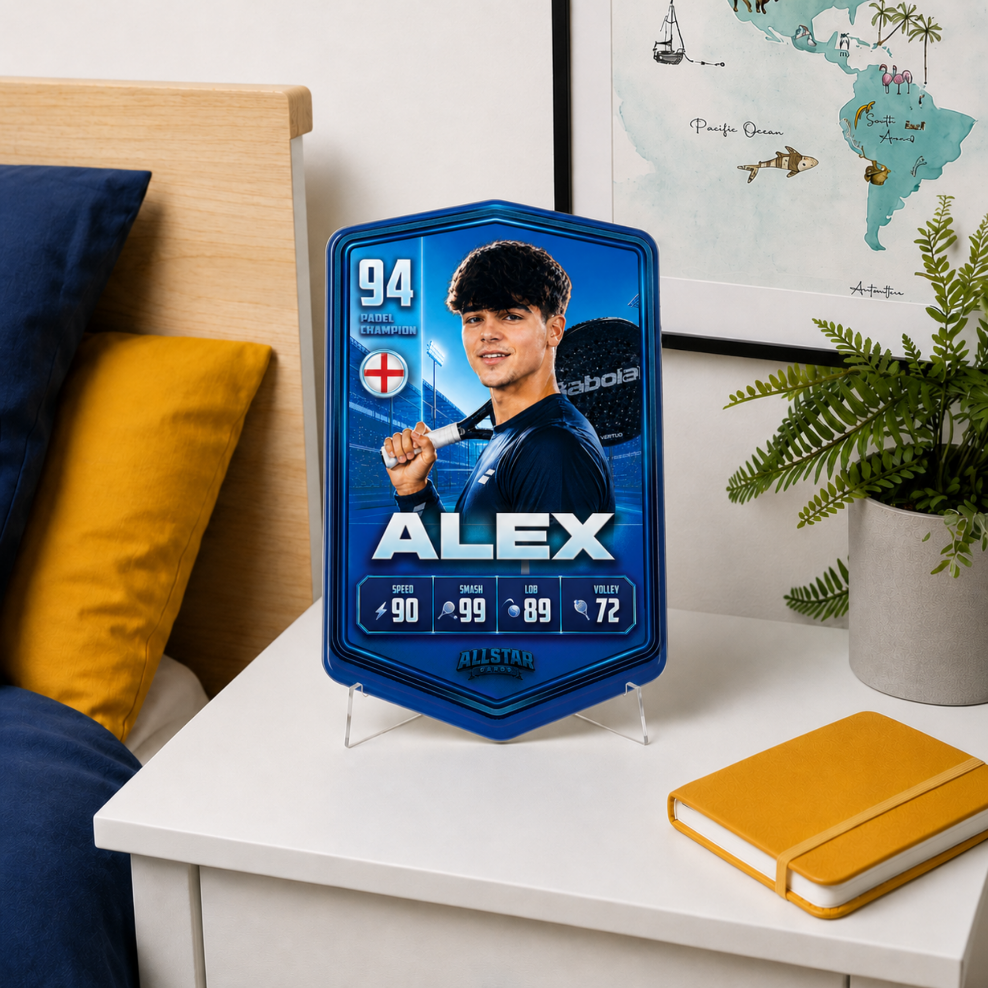 Personalised Padel Plaque