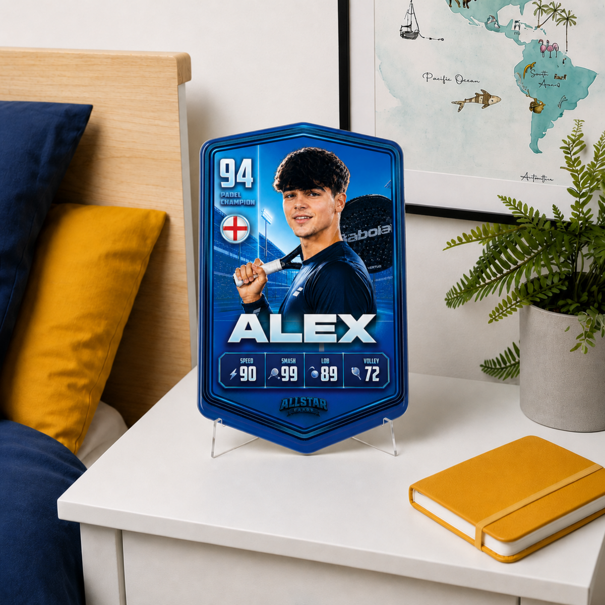 Personalised Padel Plaque