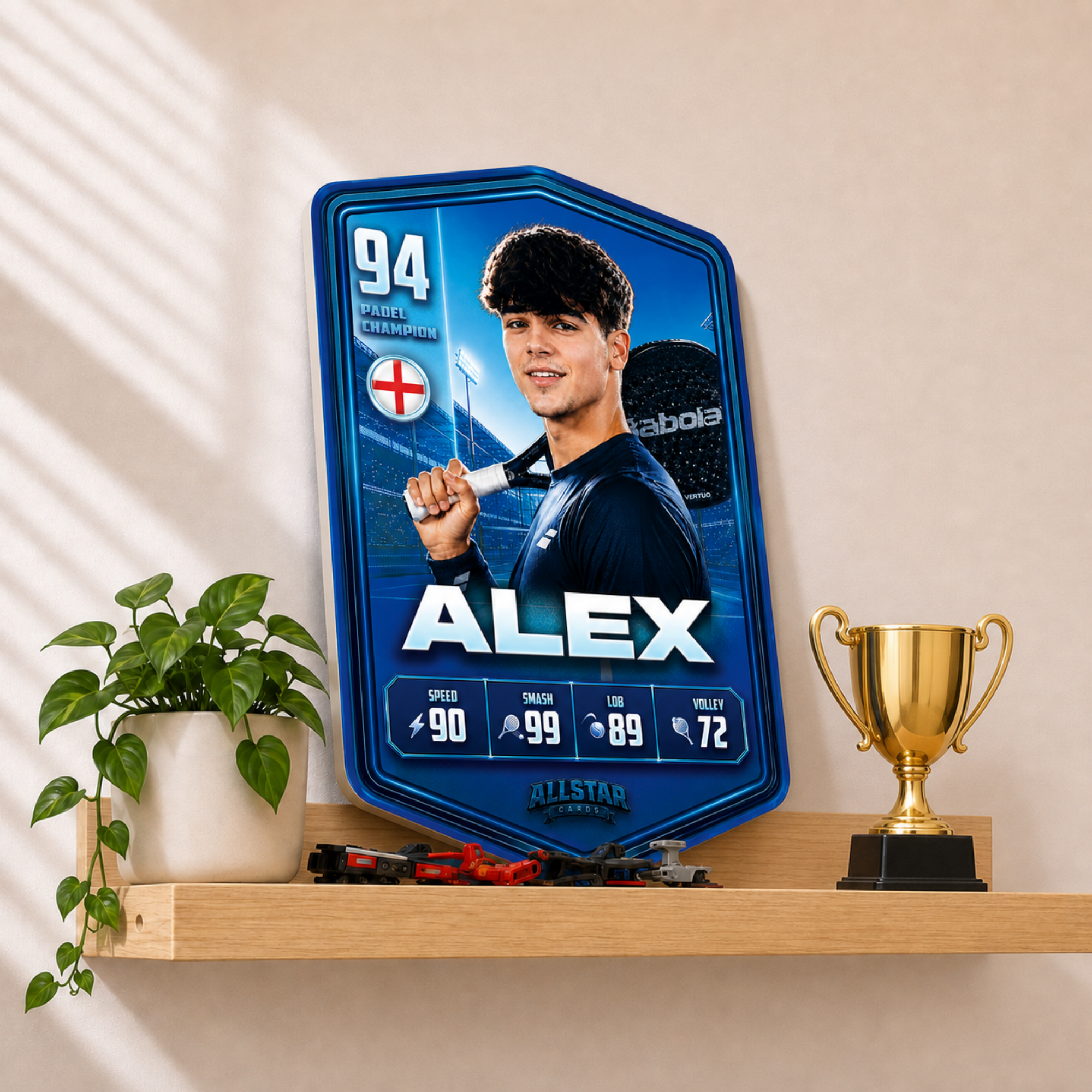 Personalised Padel Plaque