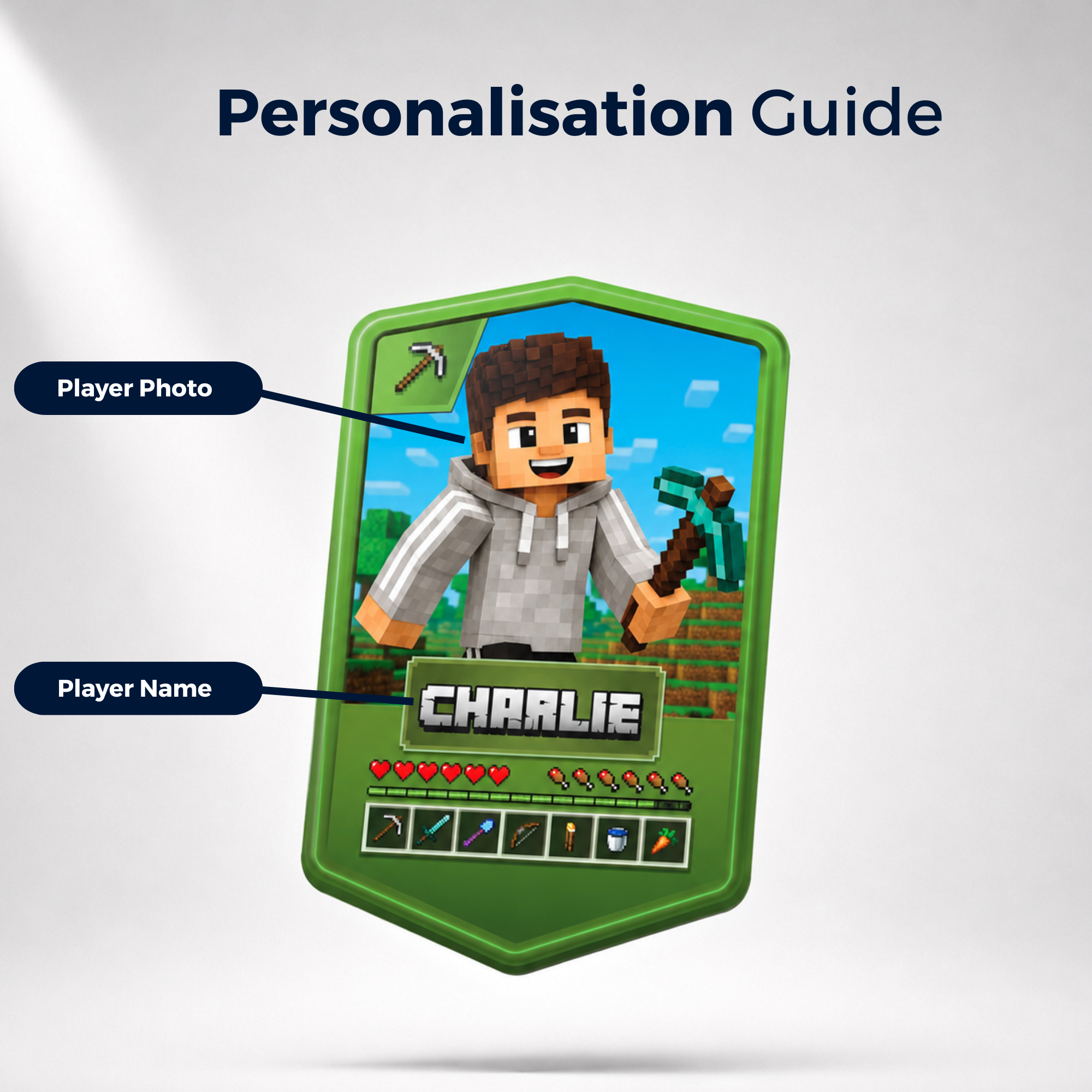 Personalised Mine Game Plaque