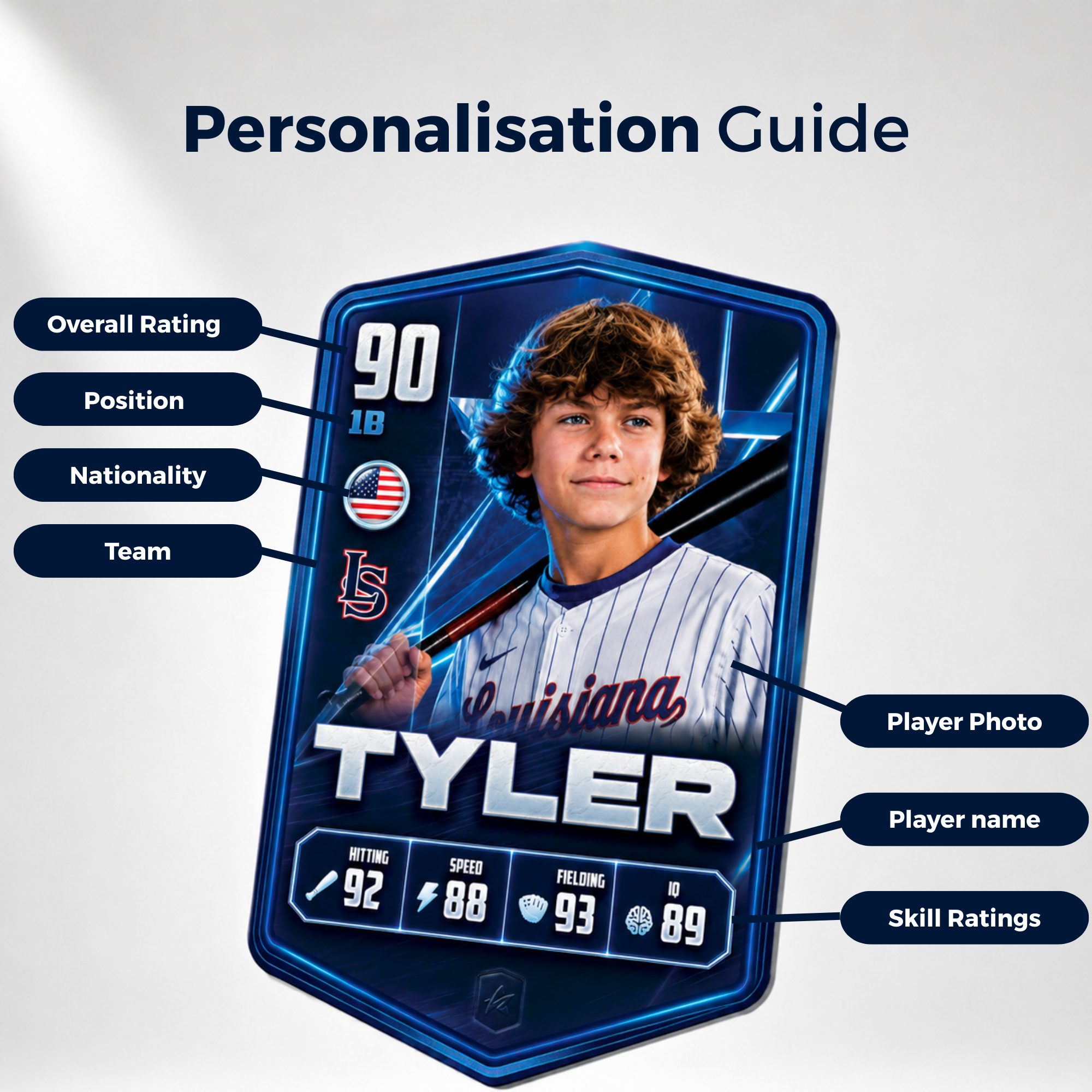 Personalised Baseball Plaque