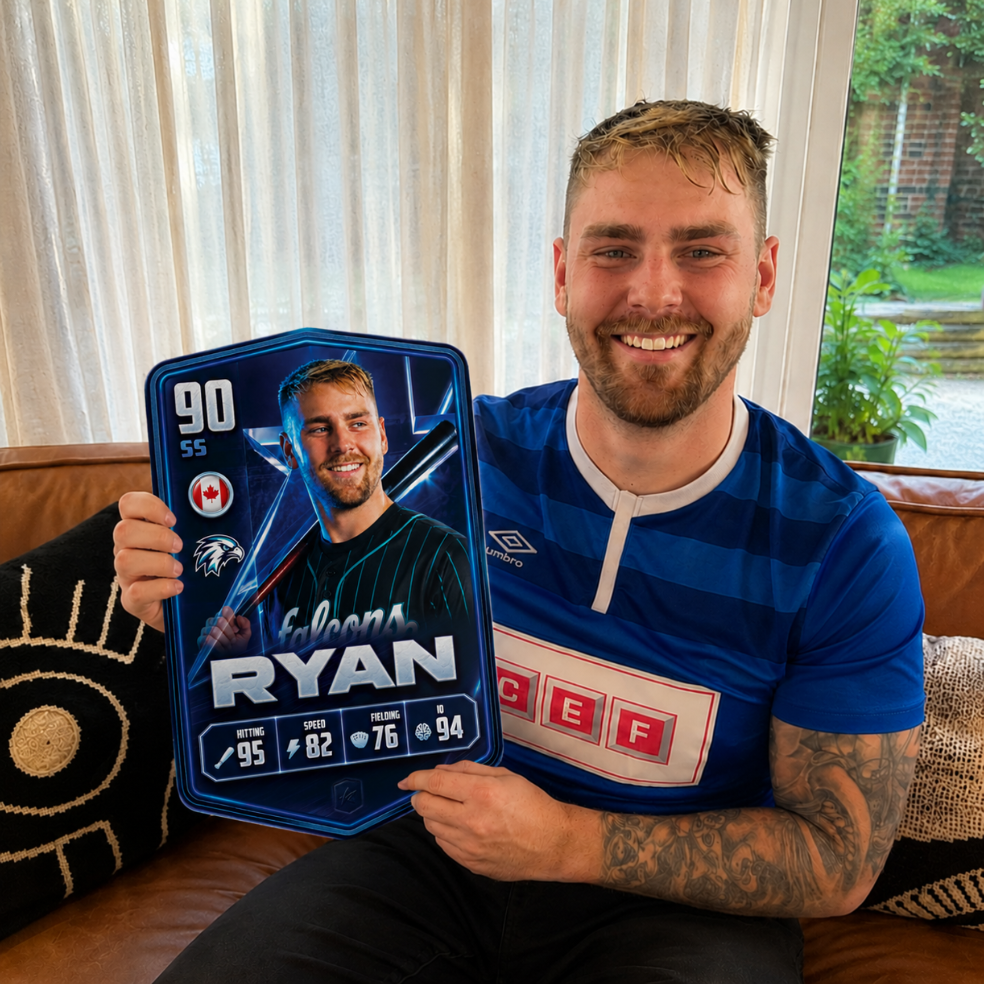 Personalised Baseball Plaque