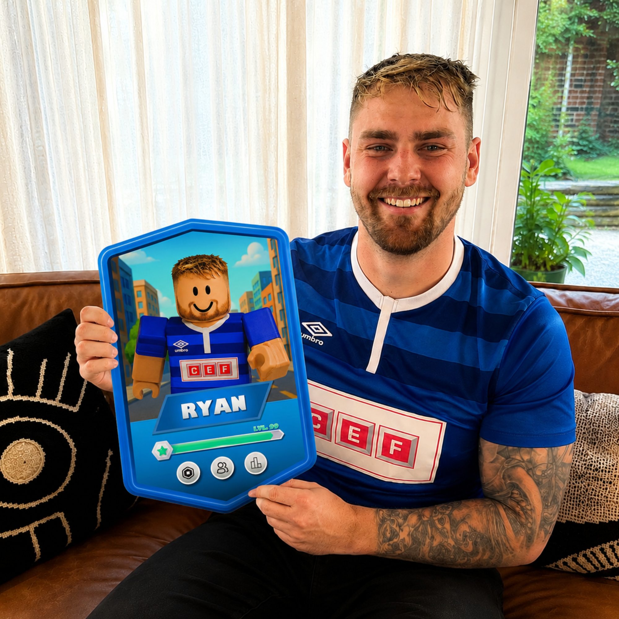 Personalised Blox Plaque