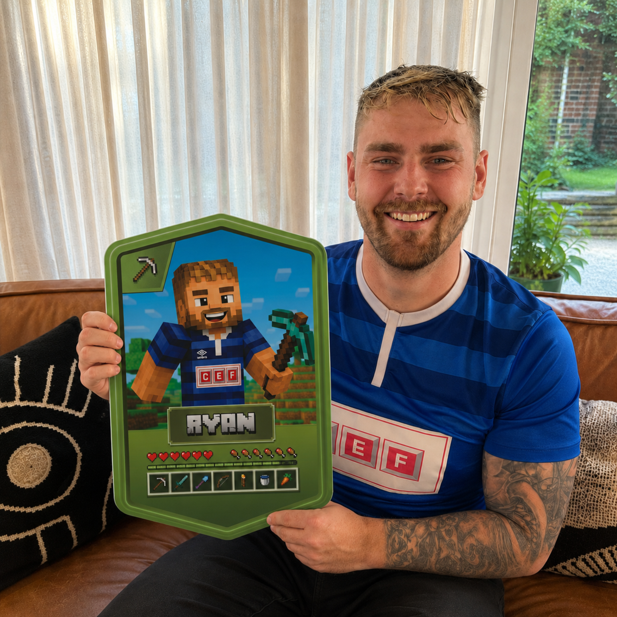 Personalised Mine Game Plaque