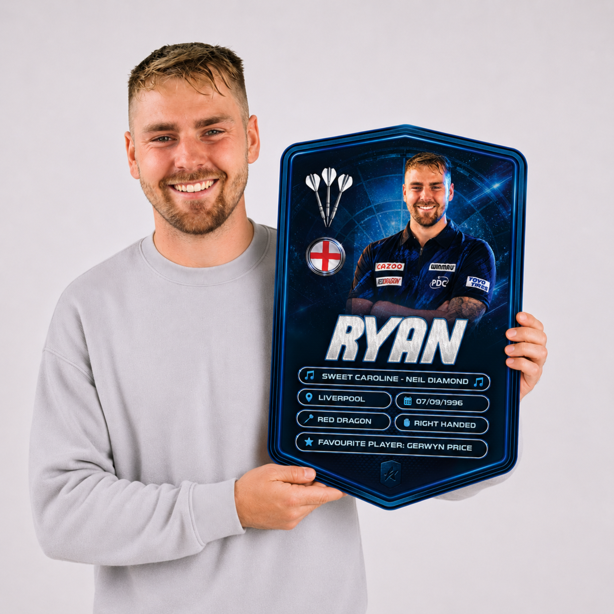 Personalised Darts Plaque