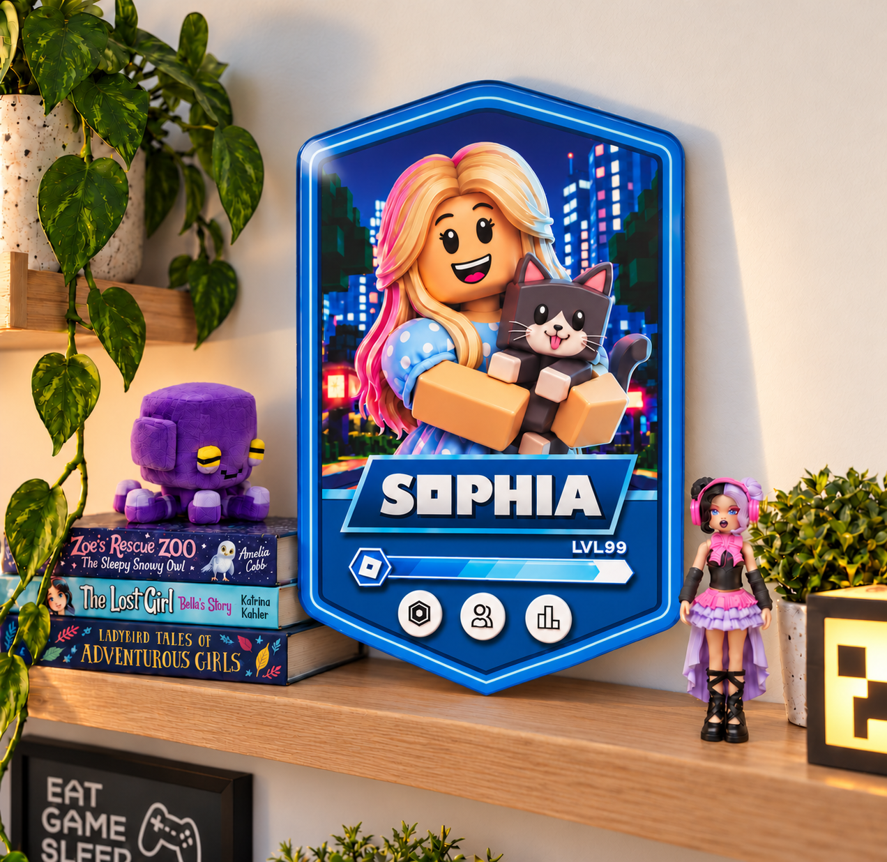 Personalised Blox Plaque