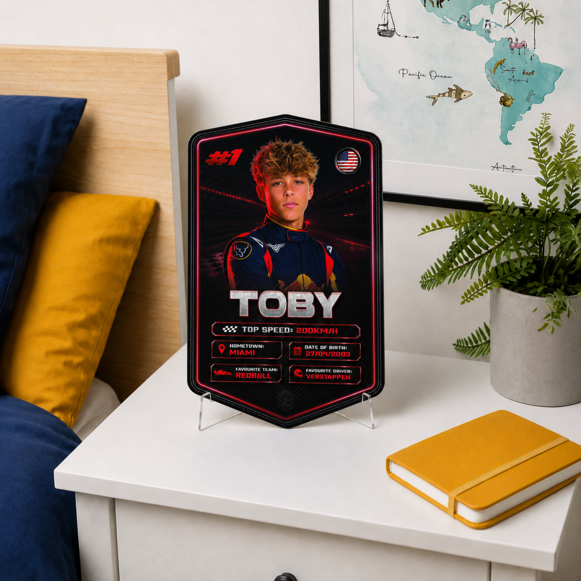 Personalised Racing Plaque
