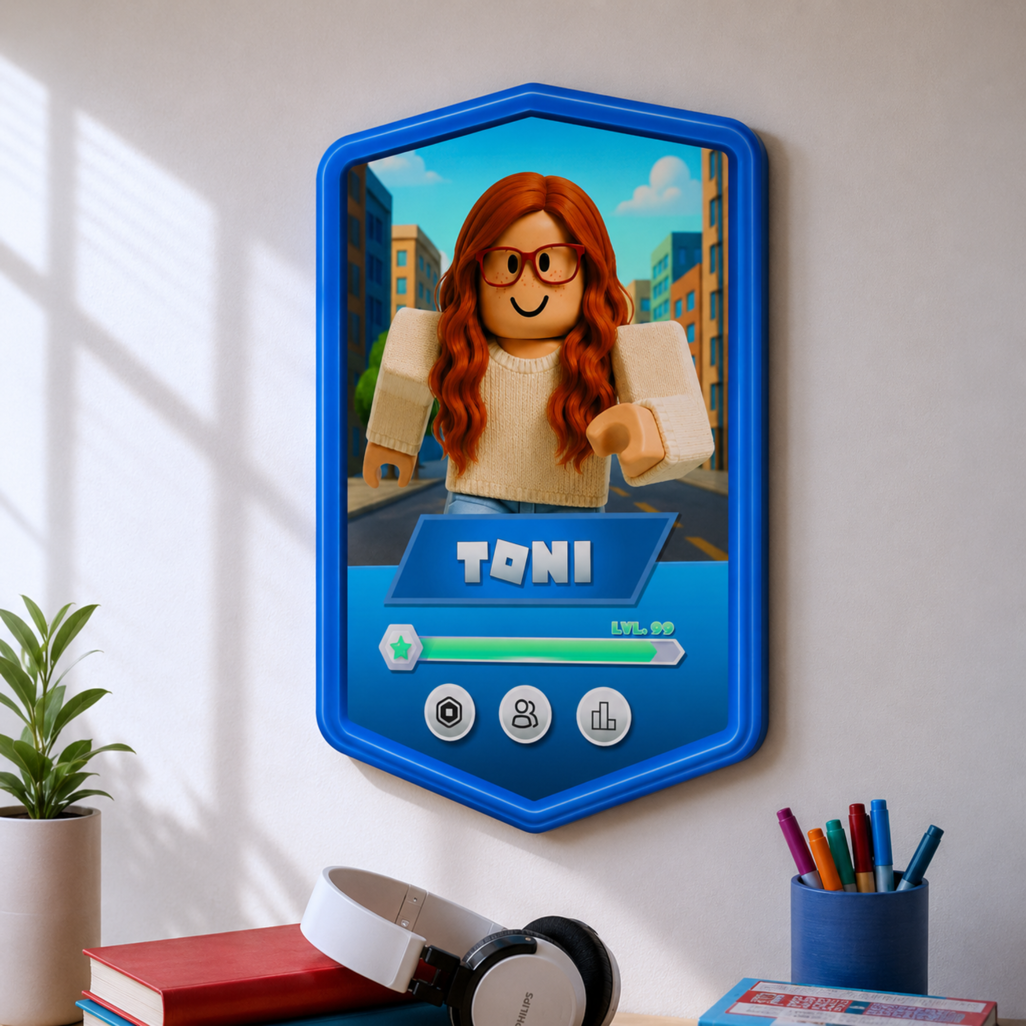 Personalised Blox Plaque