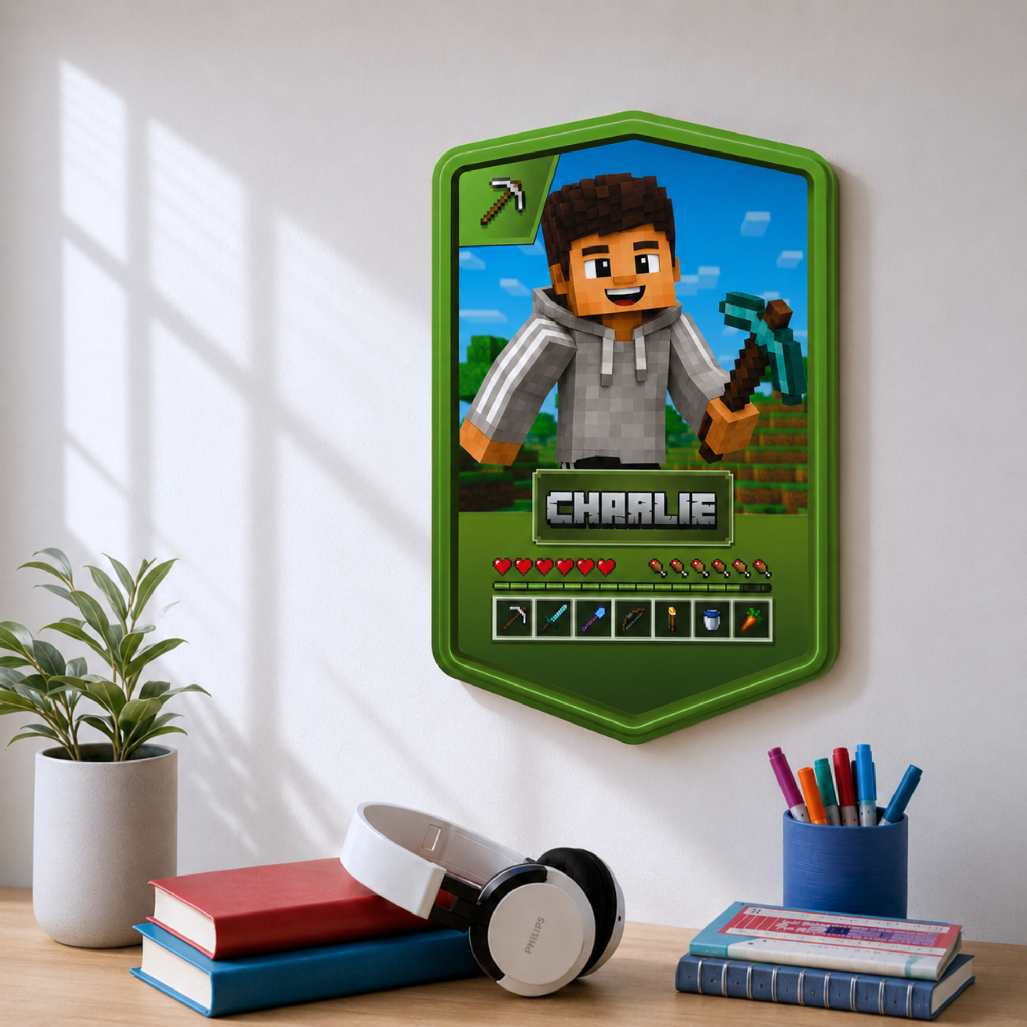 Personalised Mine Game Plaque