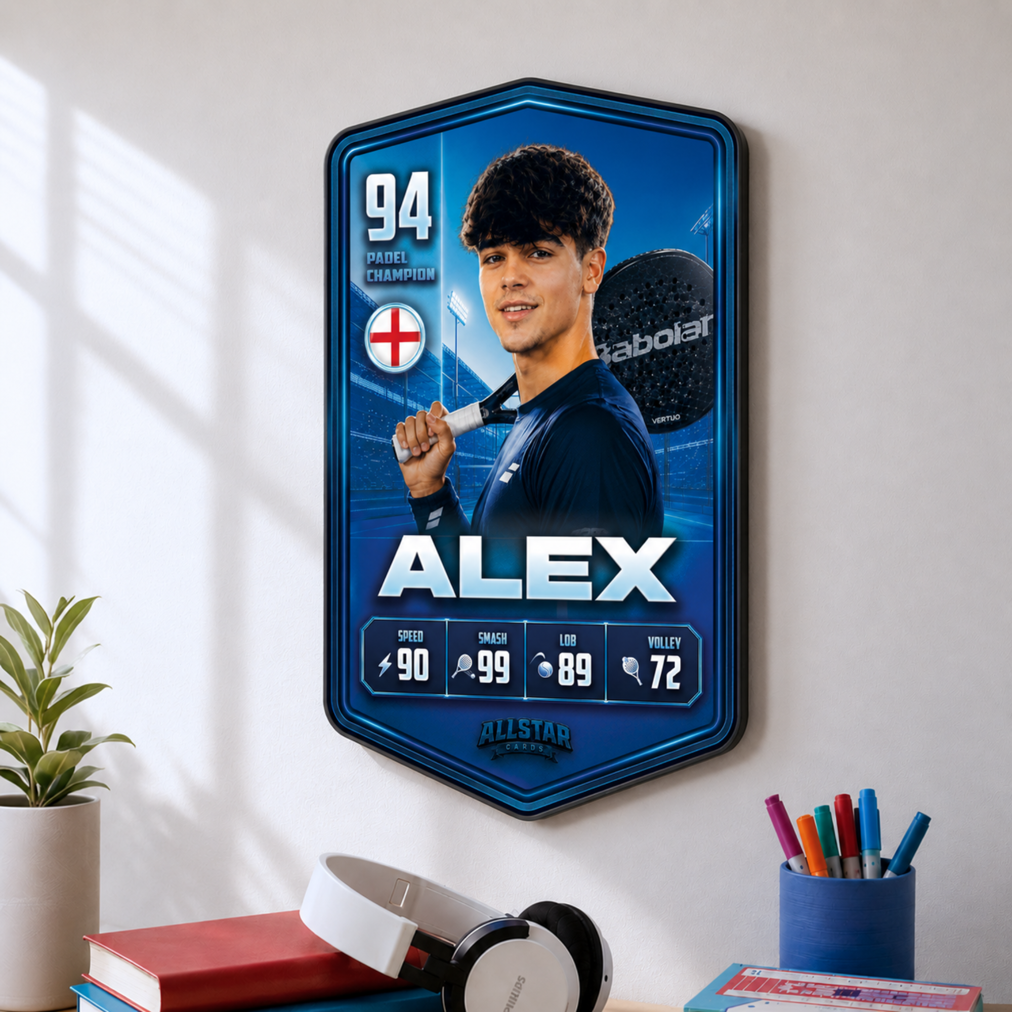 Personalised Padel Plaque