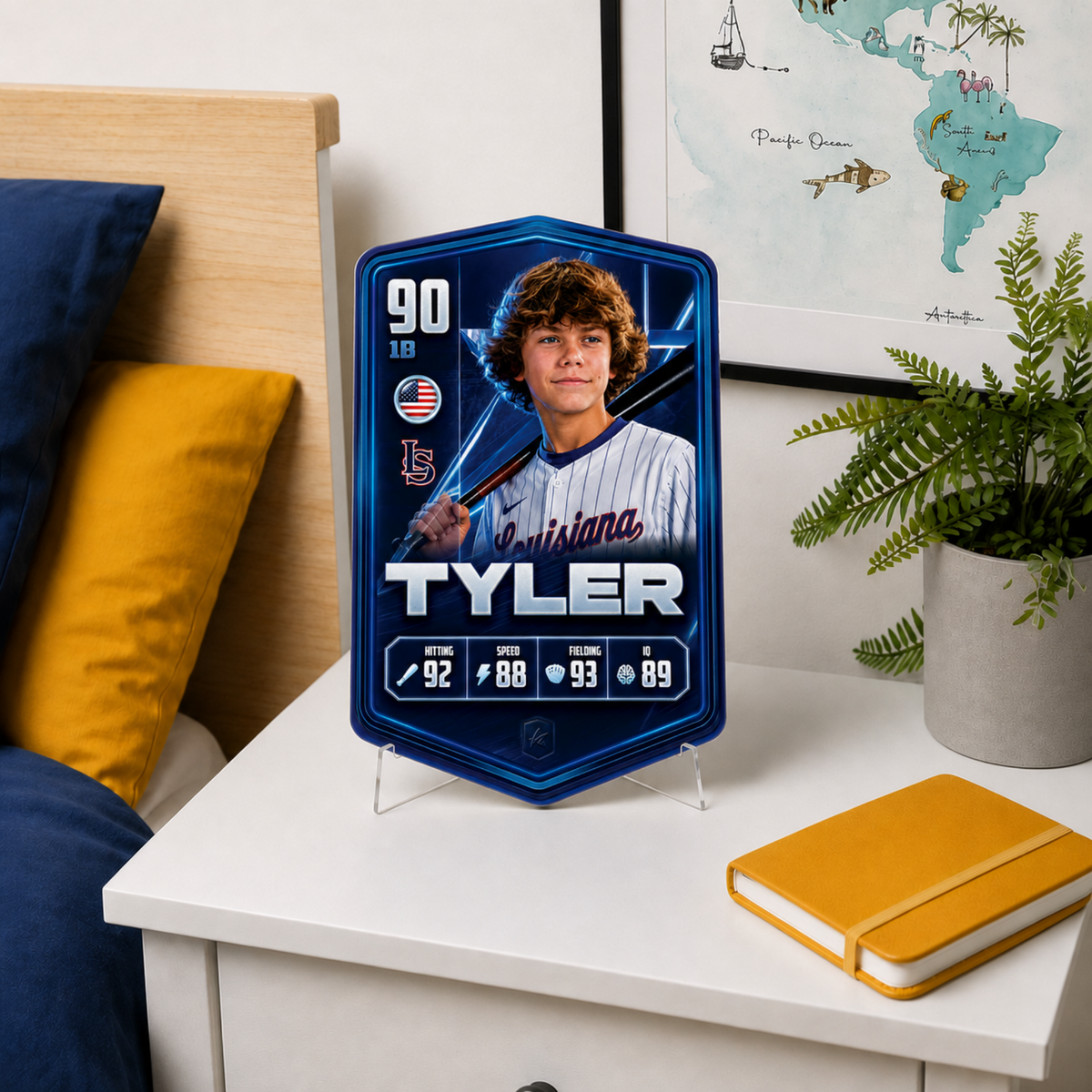 Personalised Baseball Plaque