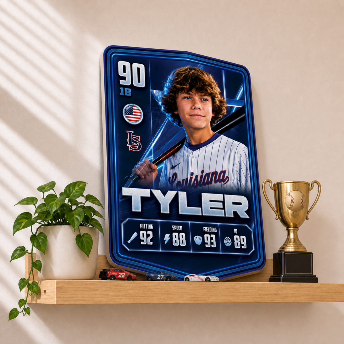 Personalised Baseball Plaque