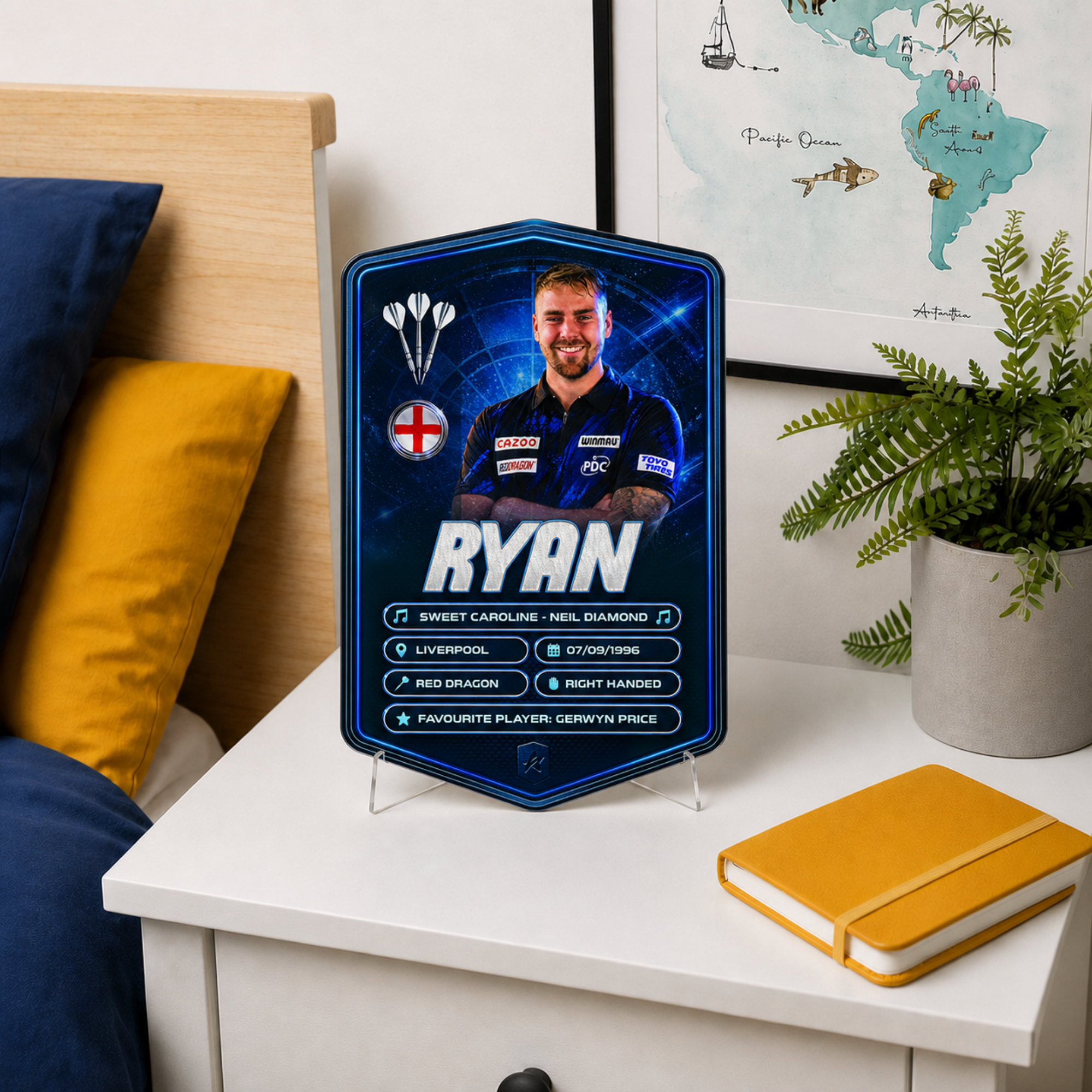 Personalised Darts Plaque