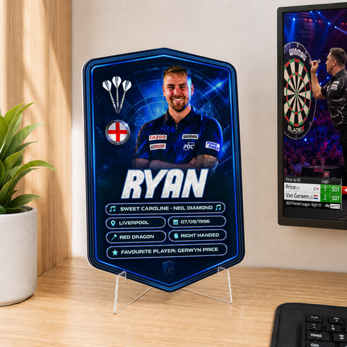 Personalised Darts Plaque