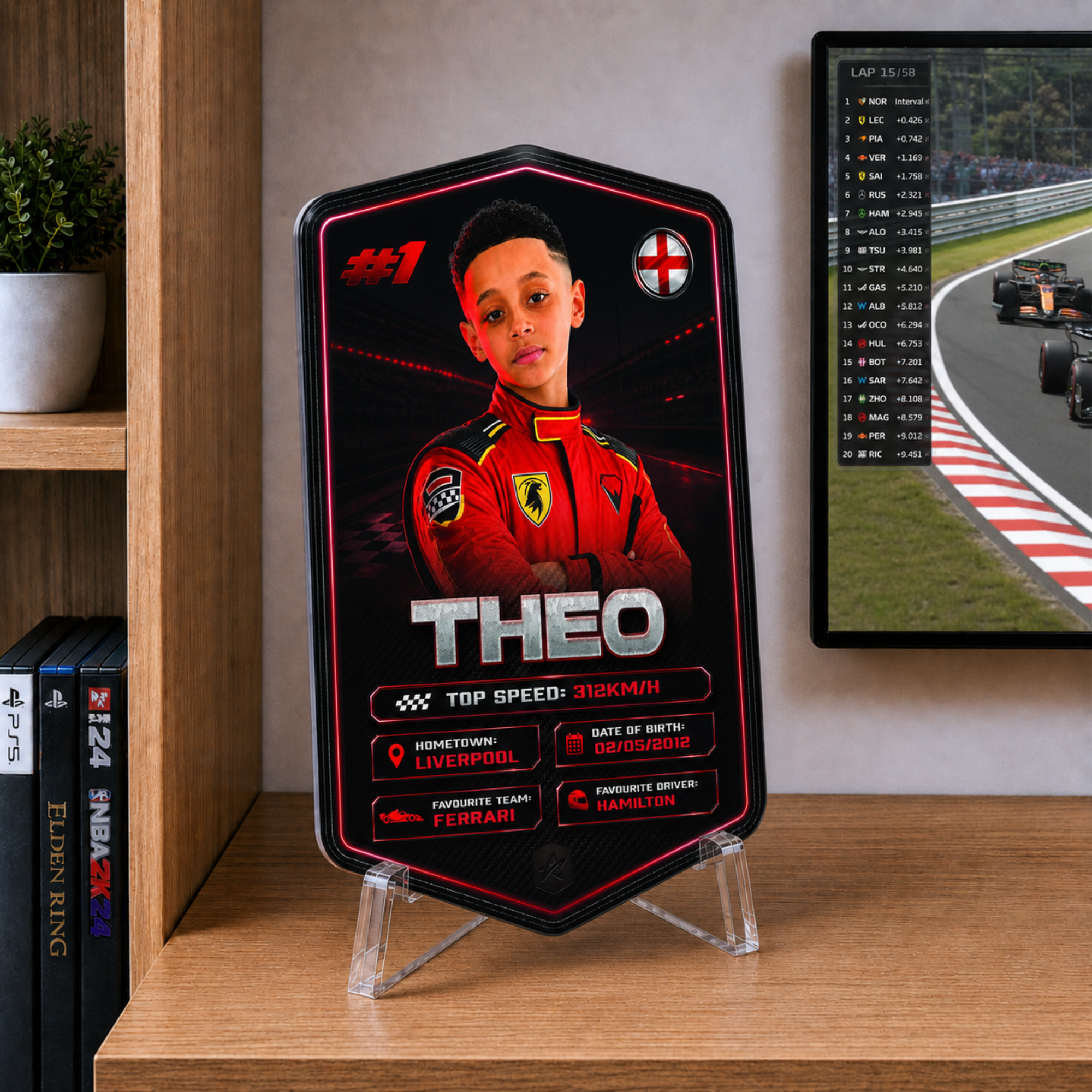 Personalised Racing Plaque