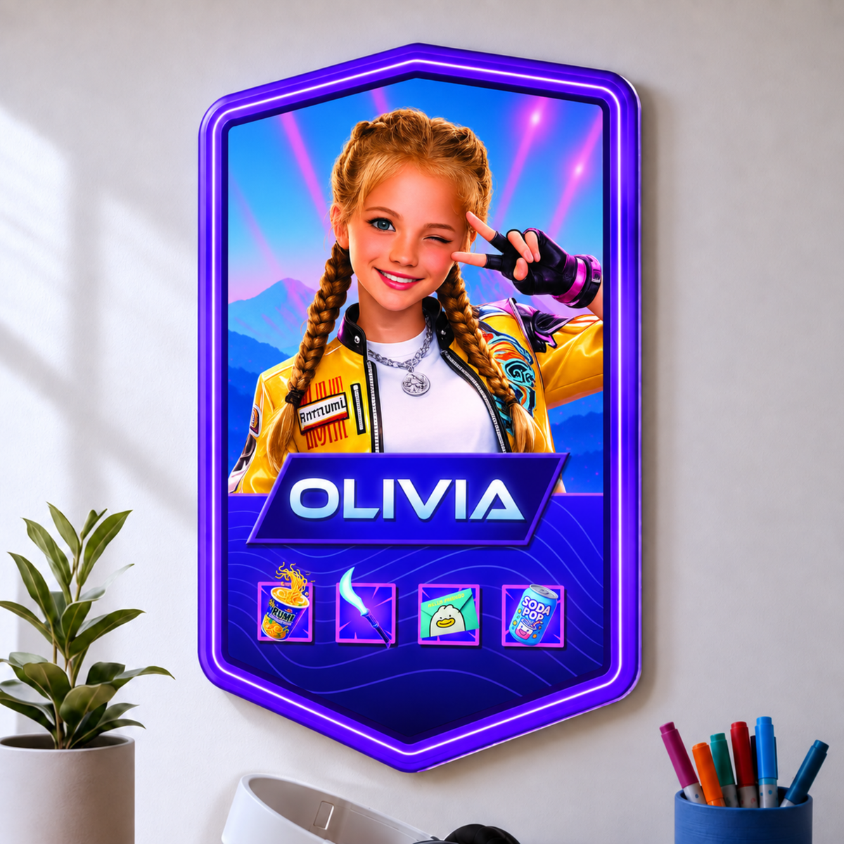 Personalised K-Pop Plaque