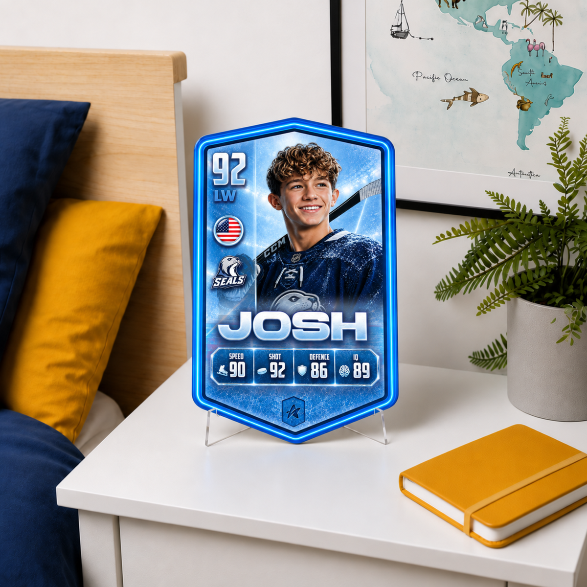 Personalised Ice Hockey Plaque