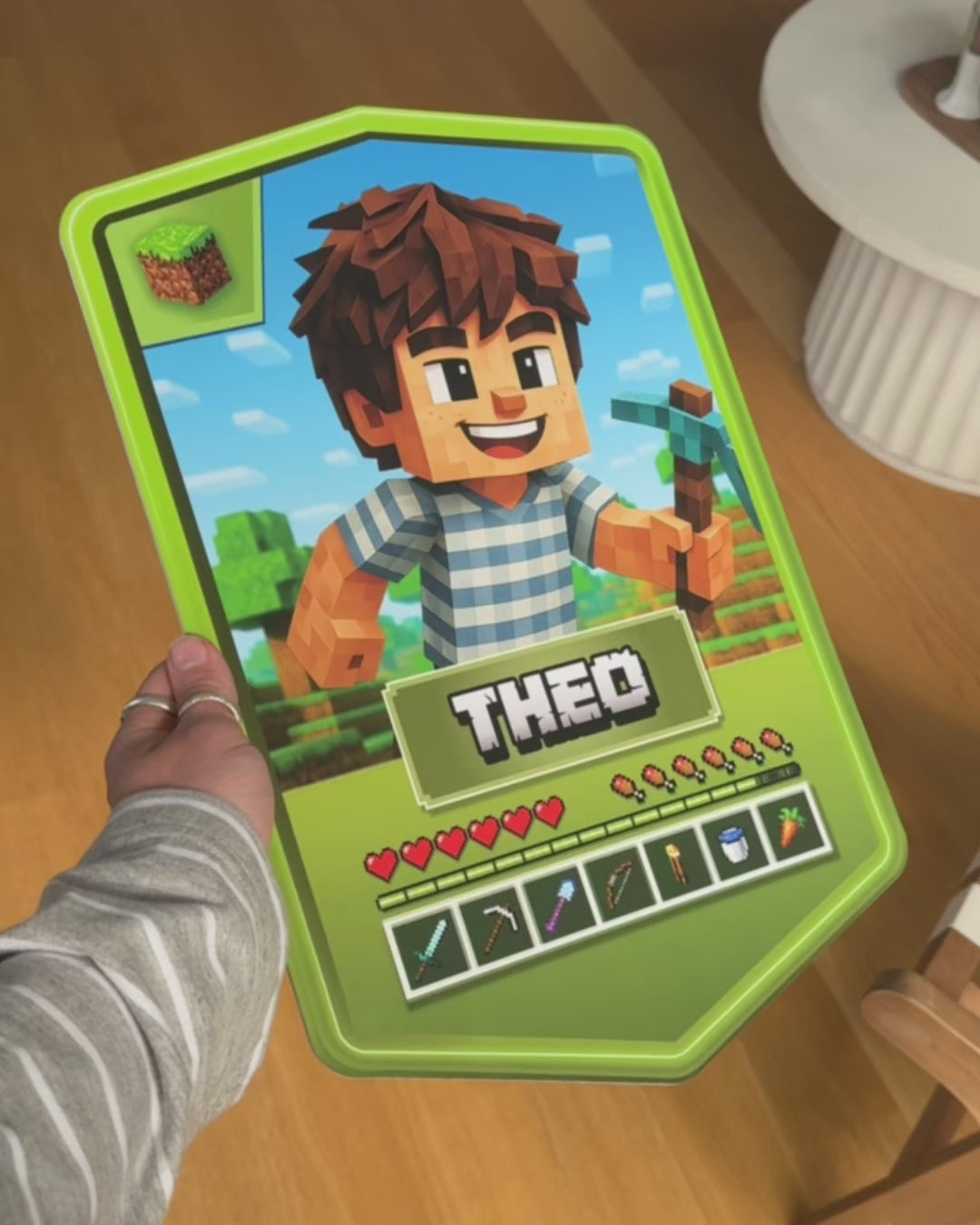 Personalised Mine Game Plaque