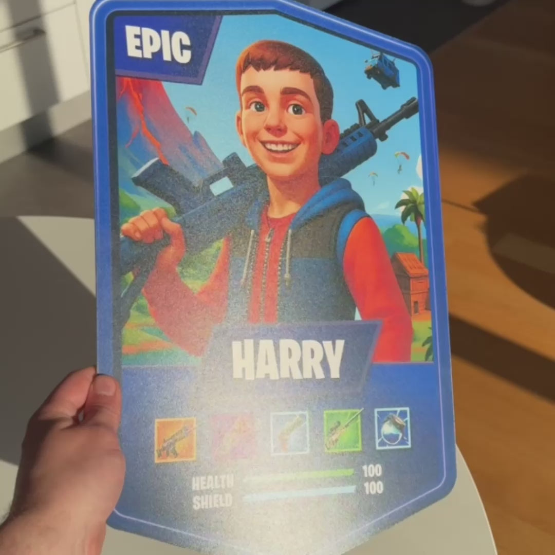 Personalised Battle Royale Plaque