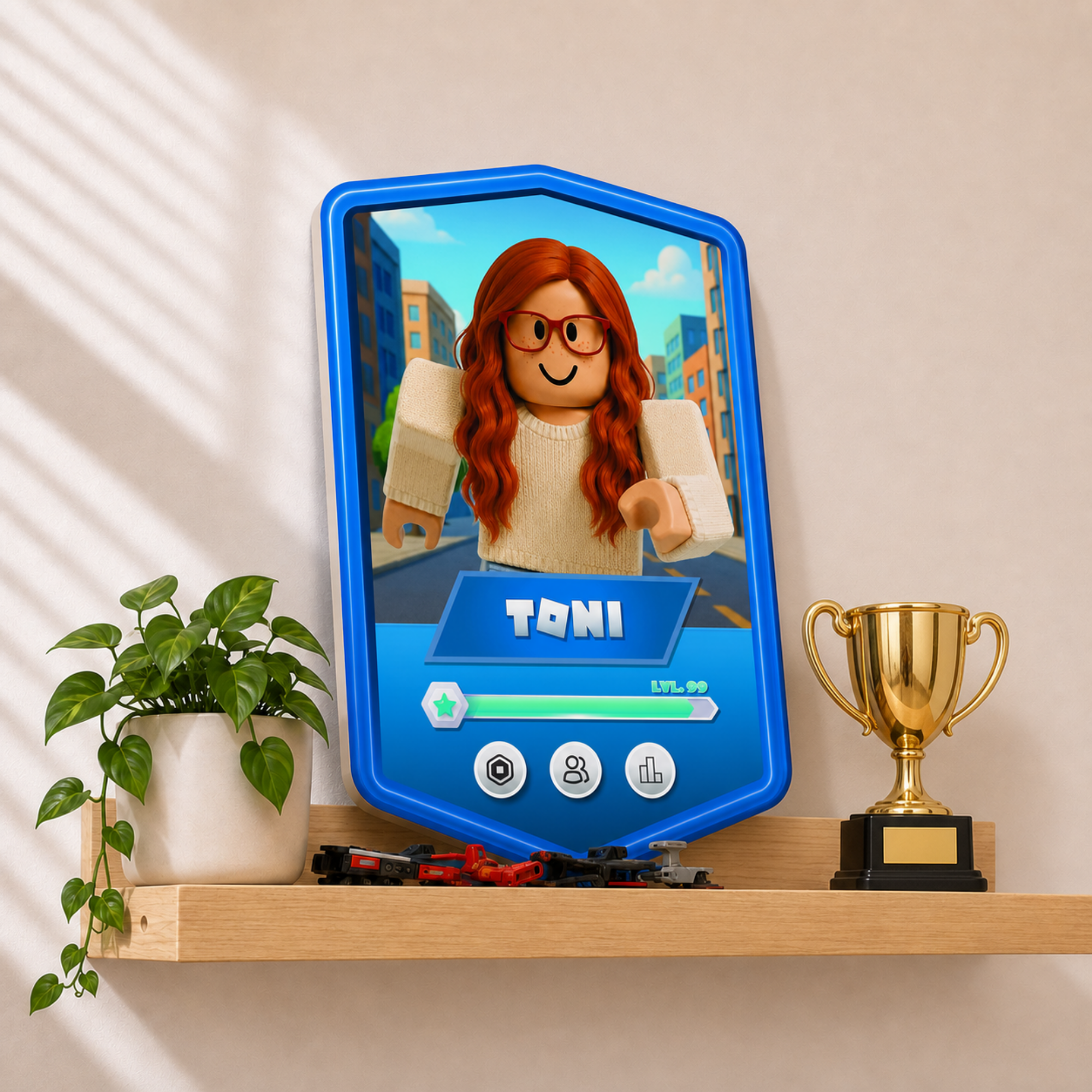Personalised Blox Plaque
