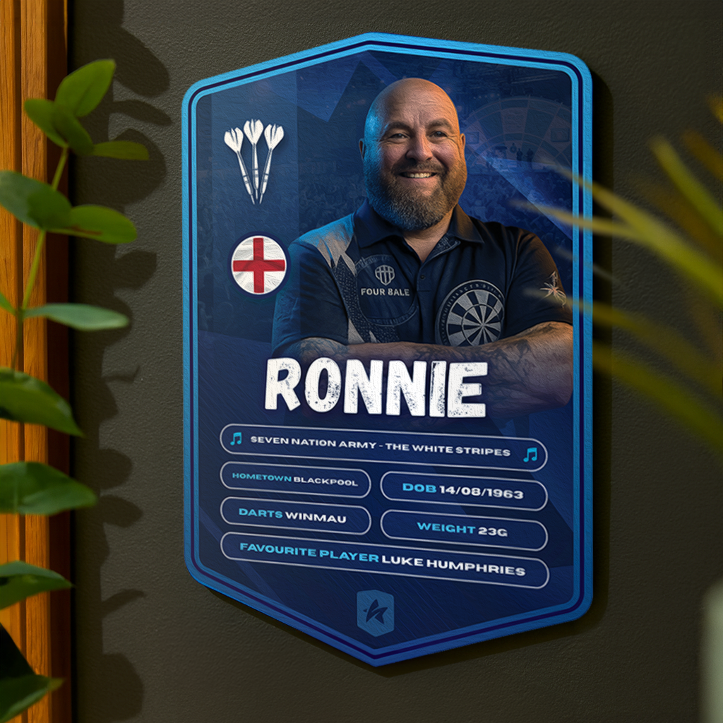 Personalised Darts Plaque