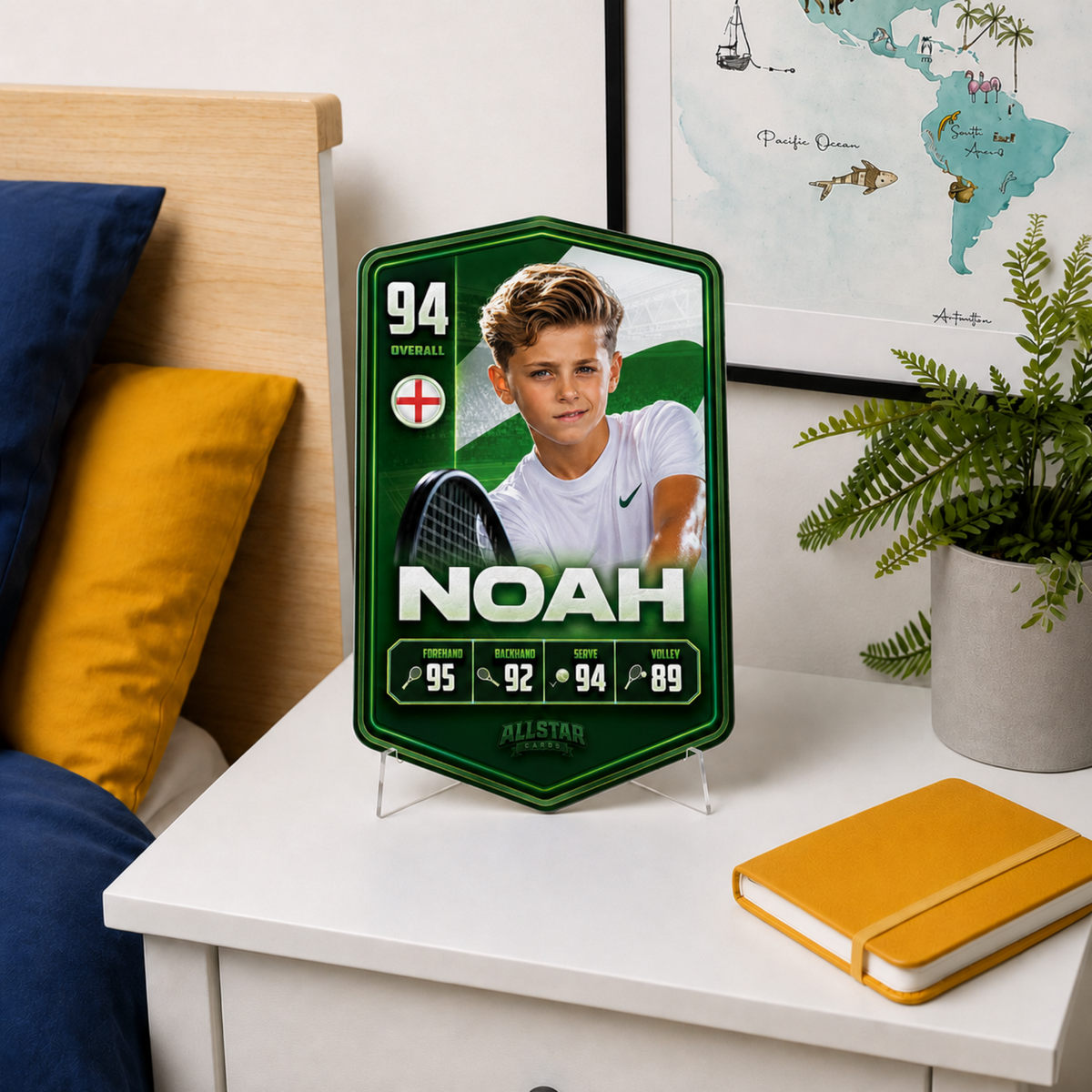 Personalised Tennis Plaque